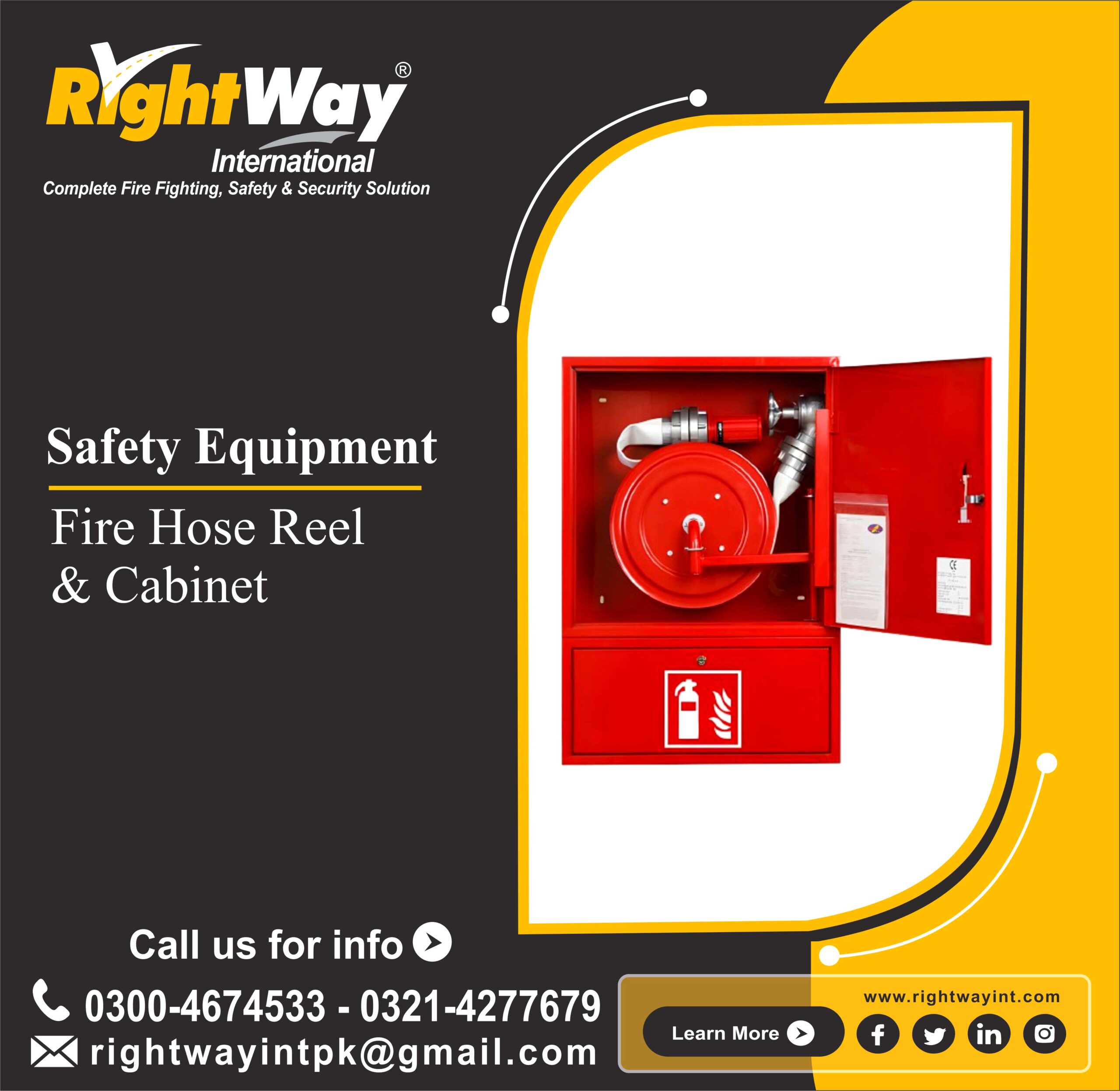Fire Hose Reel & Cabinet