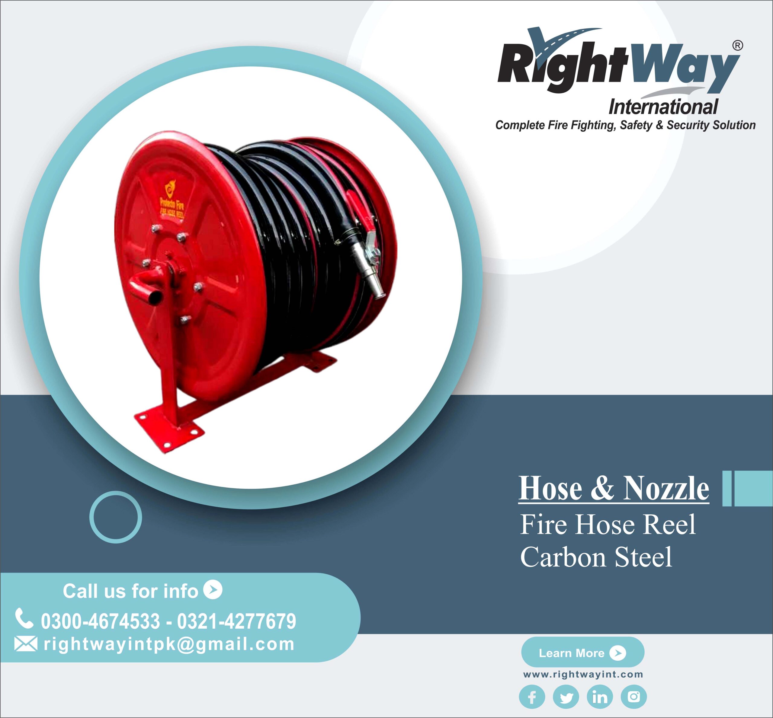 Fire Hose Reel Carbon Steel