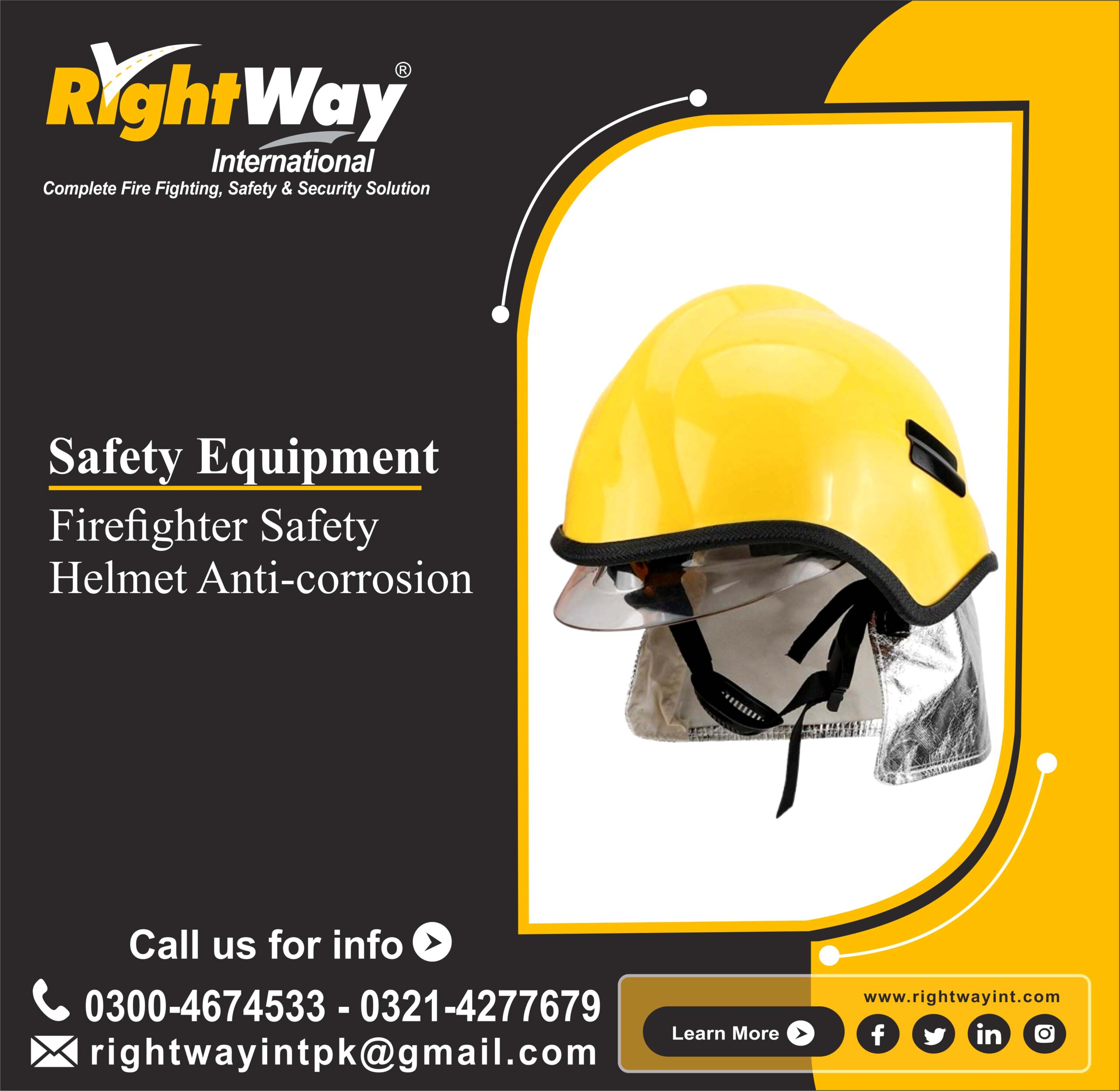 Firefighter Safety Helmet Anti-corrosion
