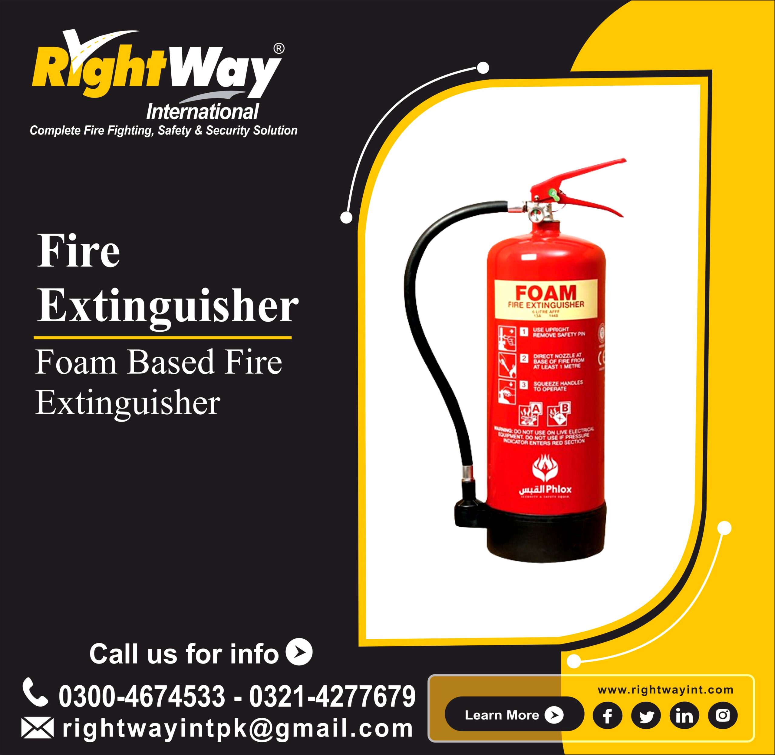 Foam Based Fire Extinguisher