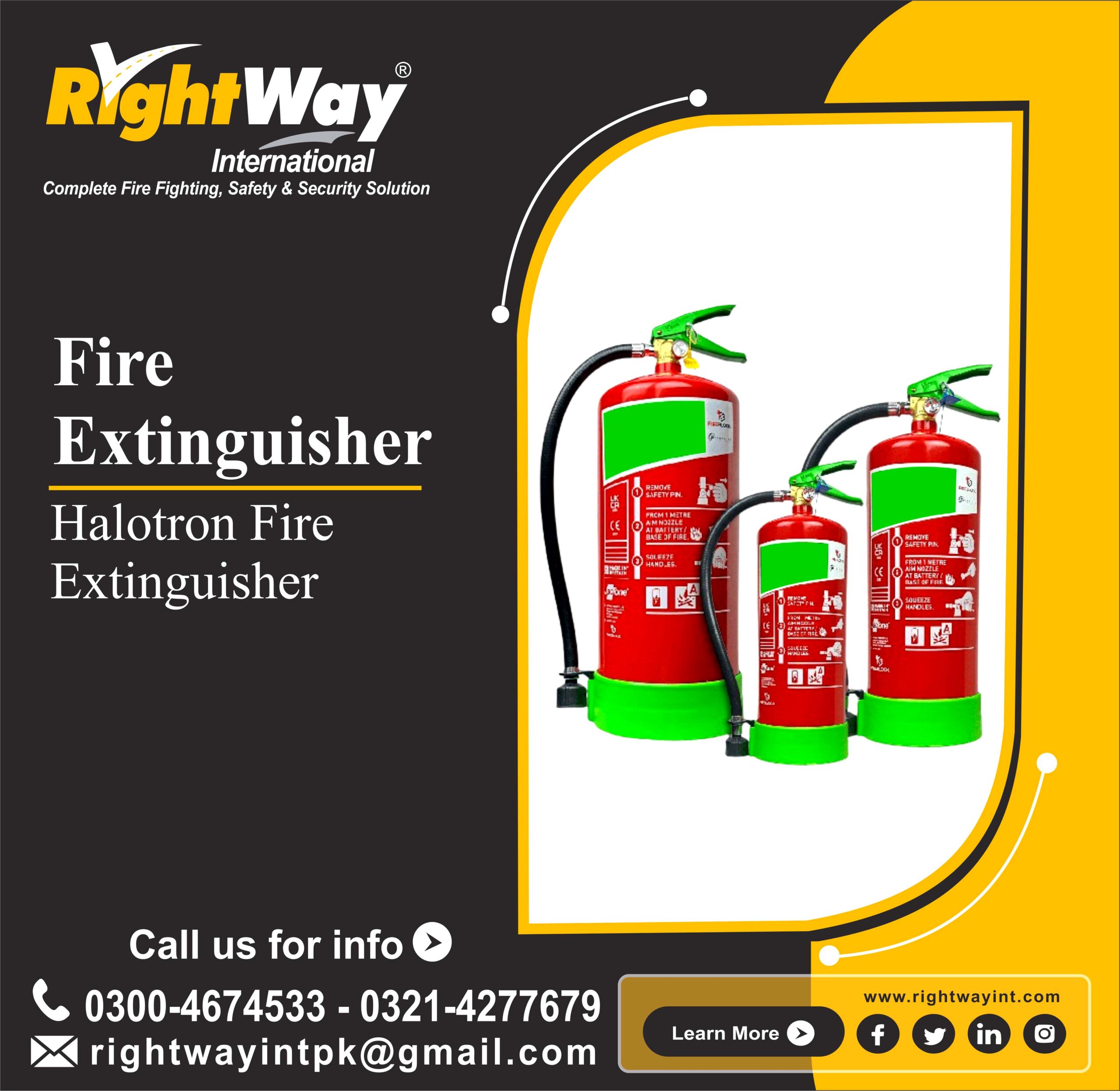 Why Choose a Halotron Fire Extinguisher?