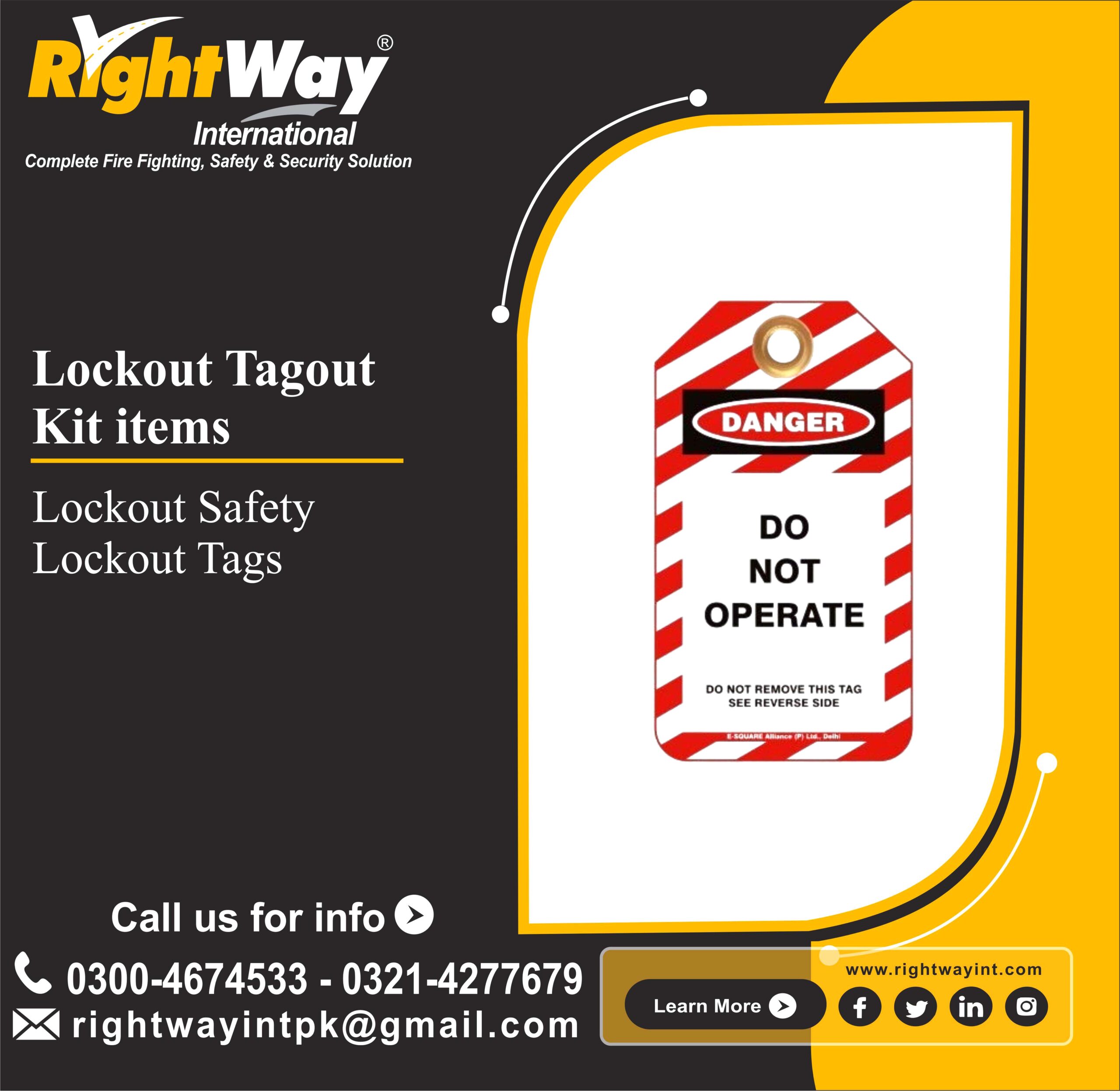 Lockout Safety Lockout Tags
