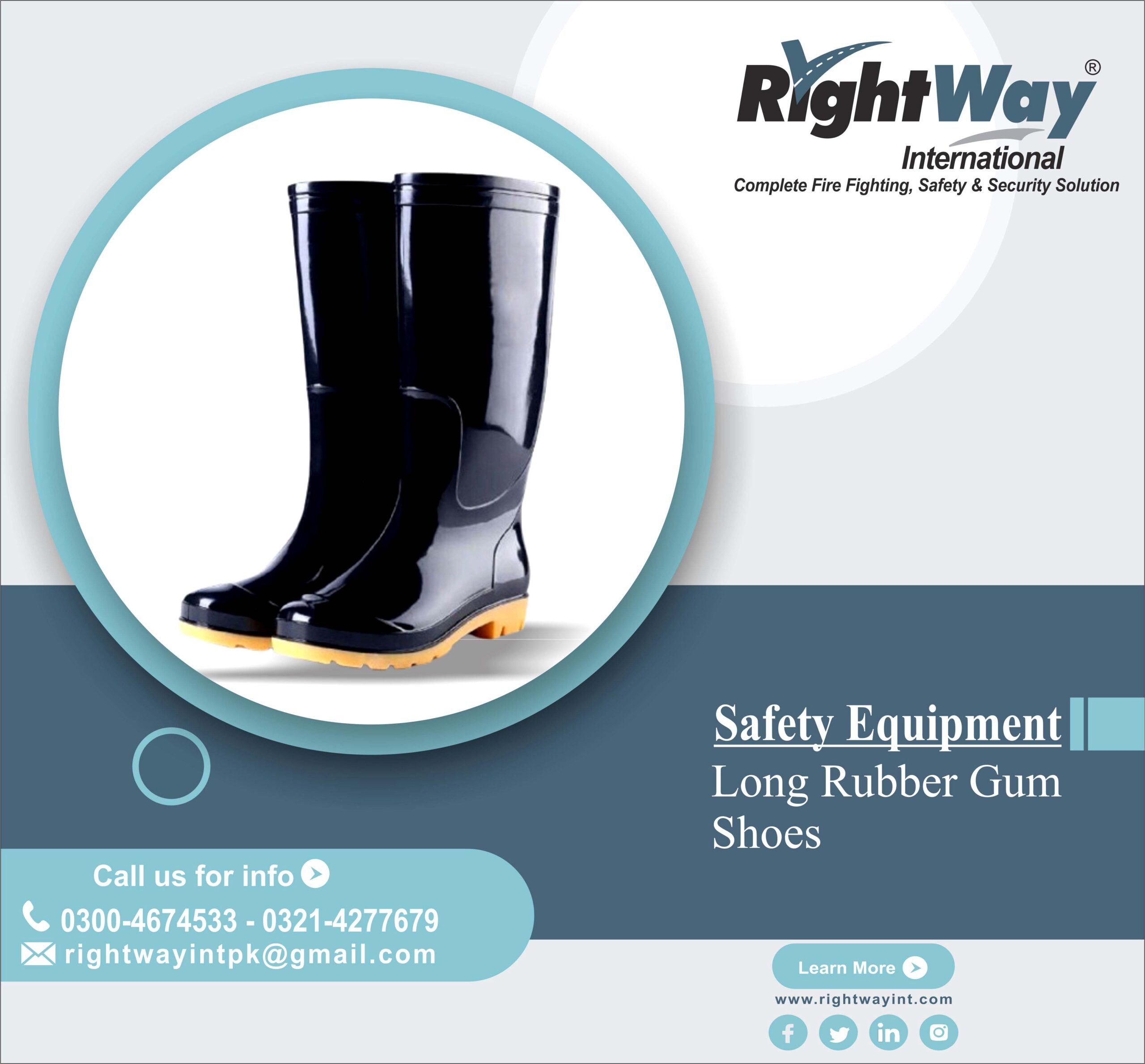 Long Rubber Gum Shoes