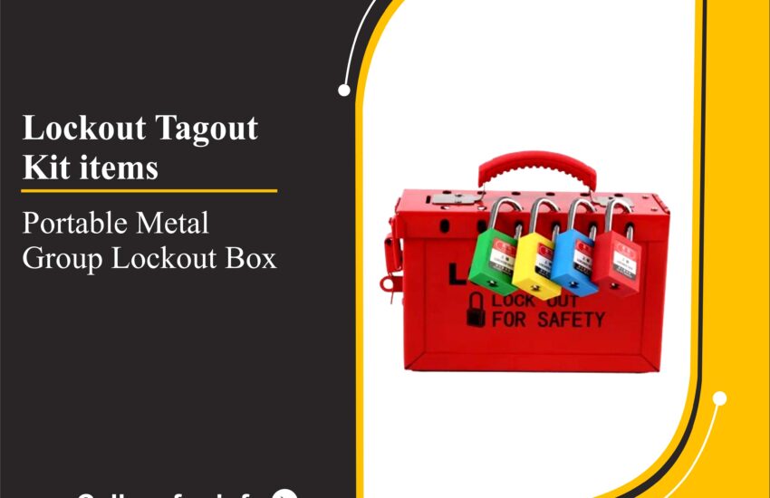 Portable Metal Group Lockout Box