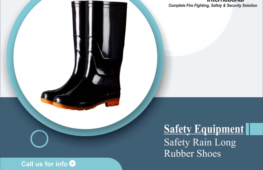 Safety Rain Long Rubber Shoes