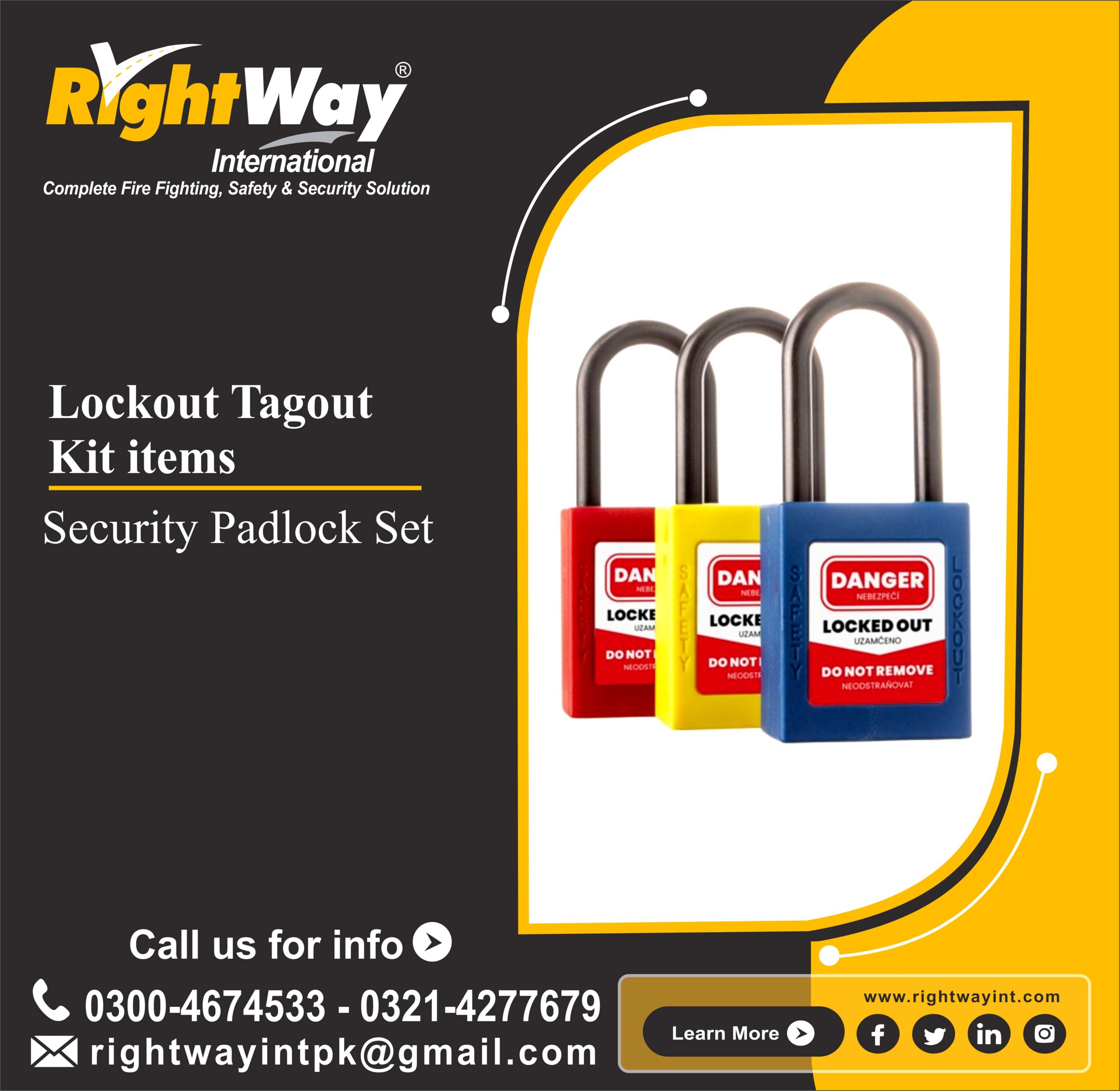 Security Padlock Set