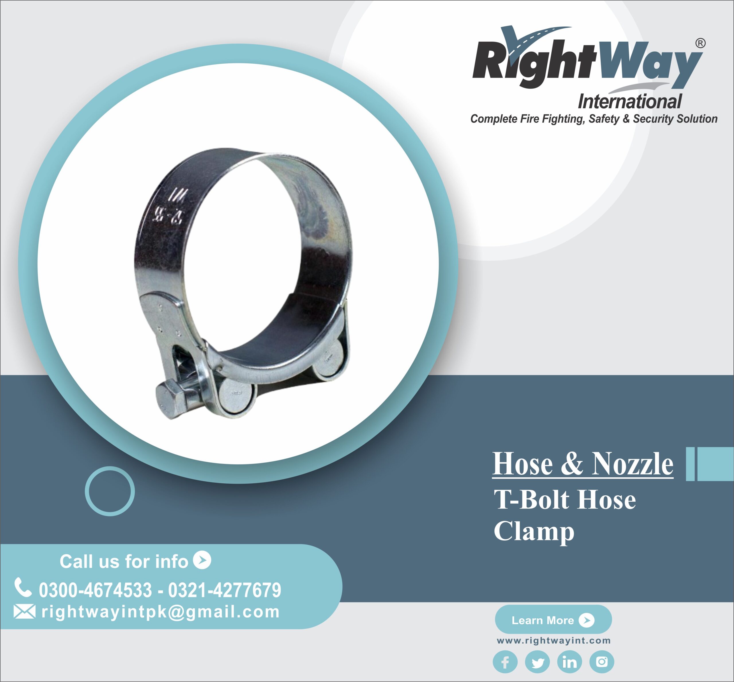 T-Bolt Hose Clamp