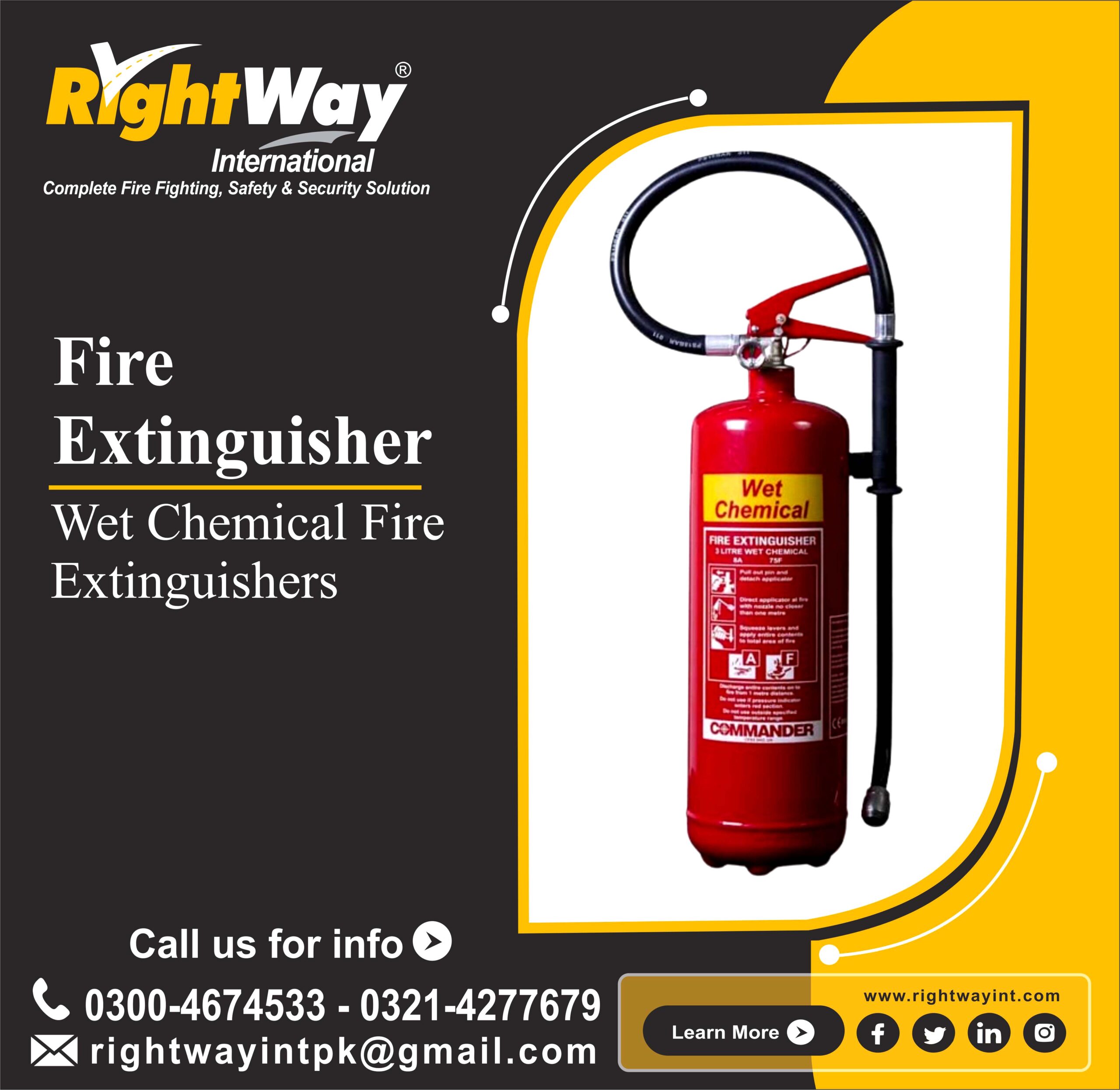 Wet Chemical Fire Extinguishers