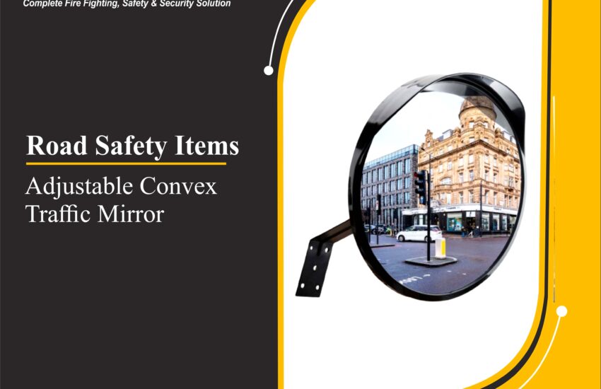 Adjustable Convex Traffic Mirror