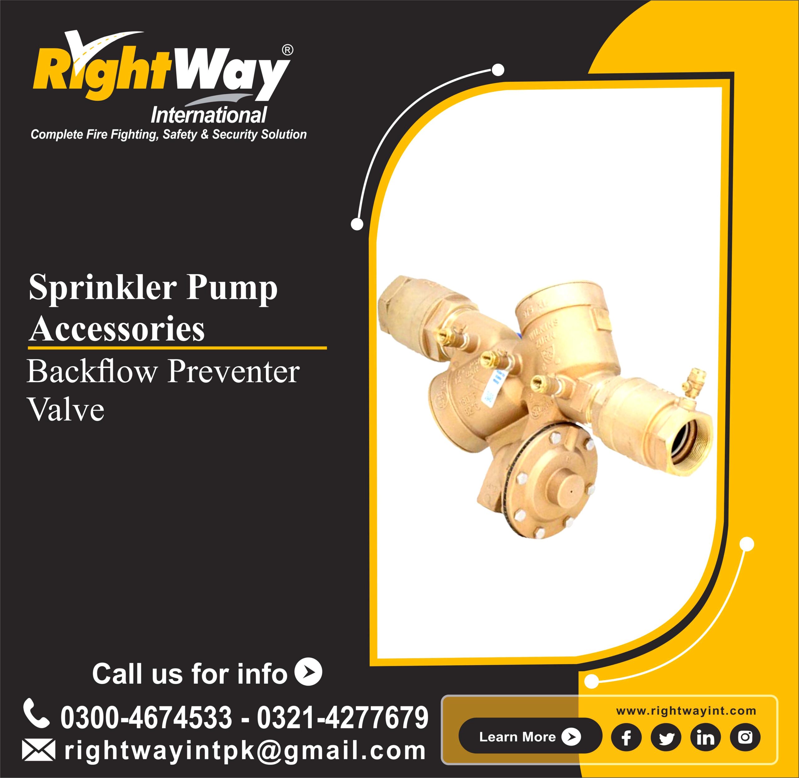 Backflow Preventer Valve