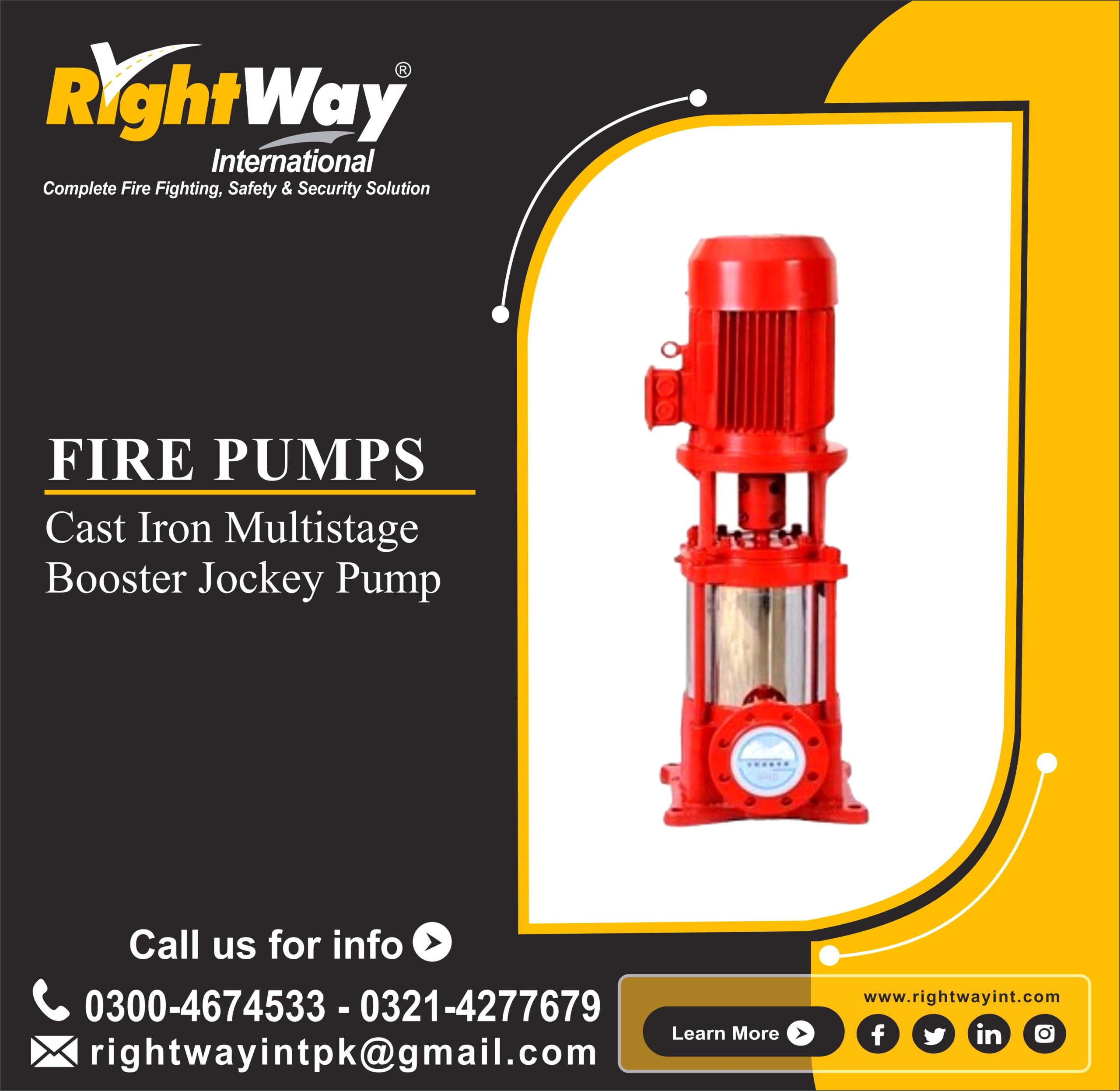 Cast Iron Multistage Booster Jockey Pump