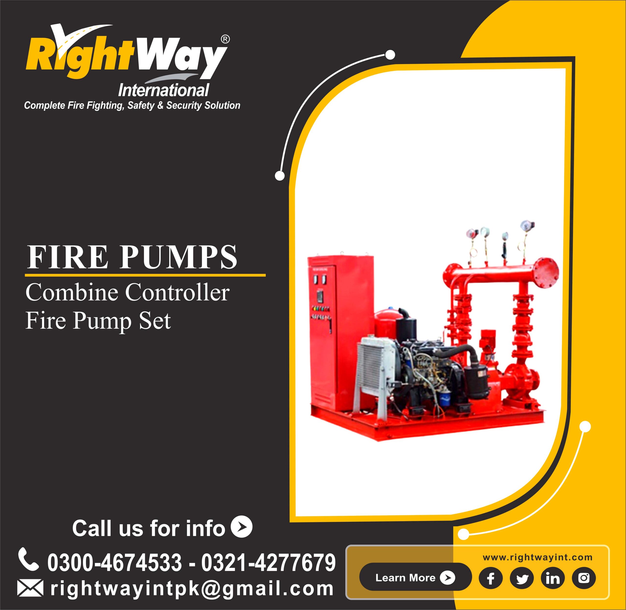 Combine Controller Fire Pump Set