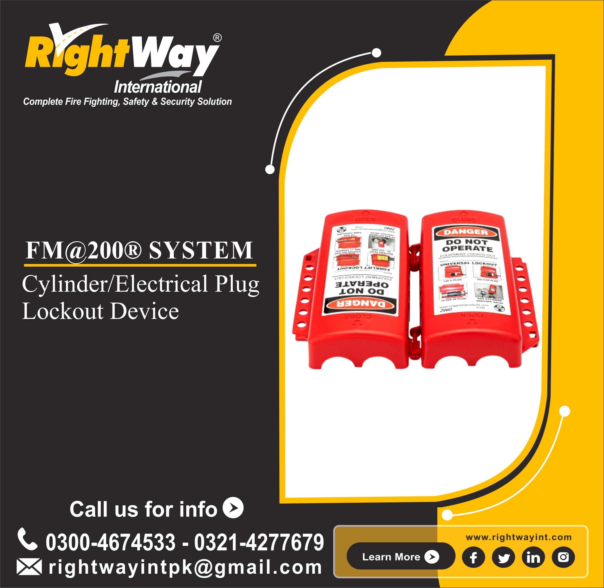 Cylinder Electrical Plug Lockout Device