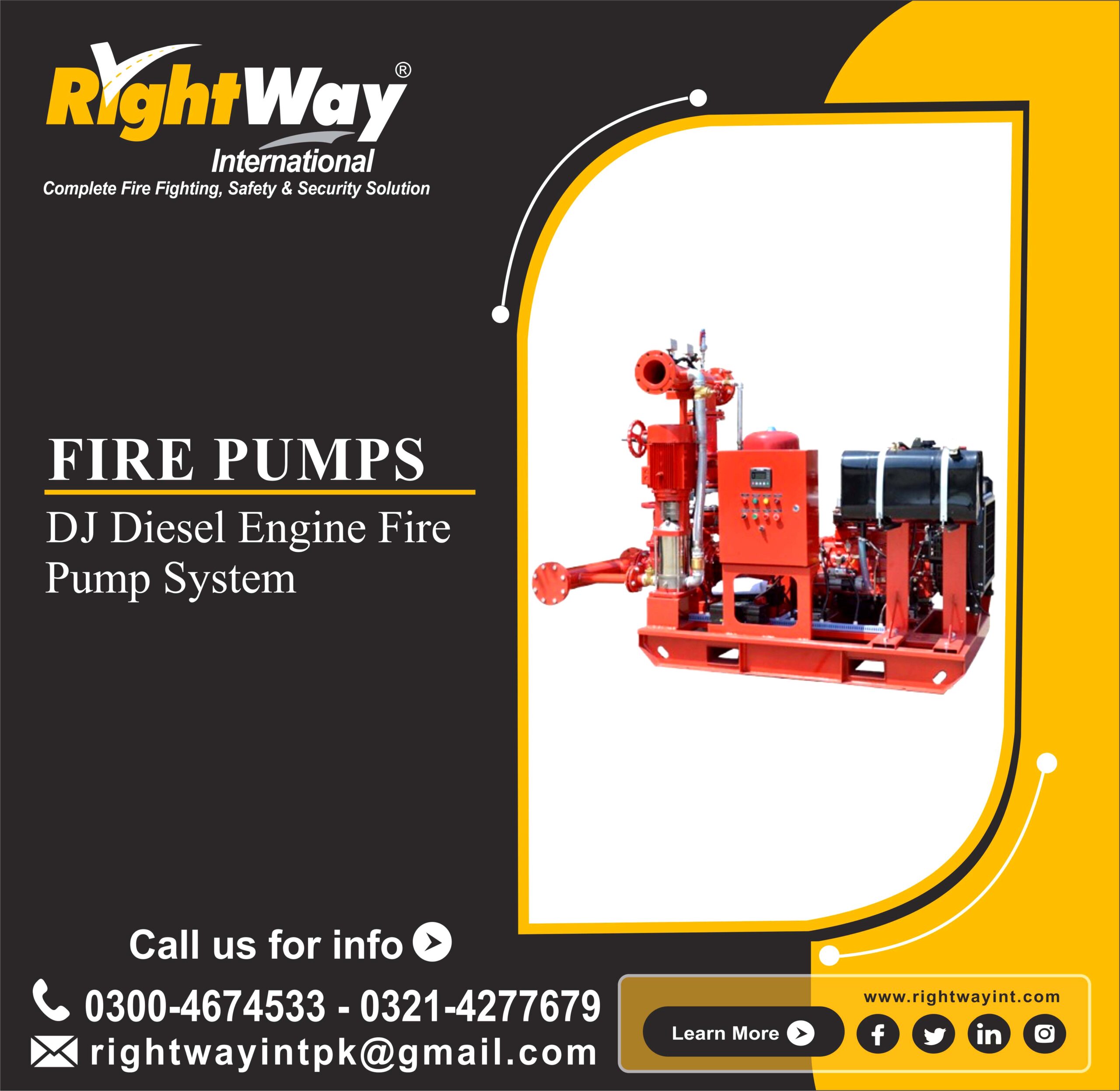 DJ Diesel Engine Fire Pump System