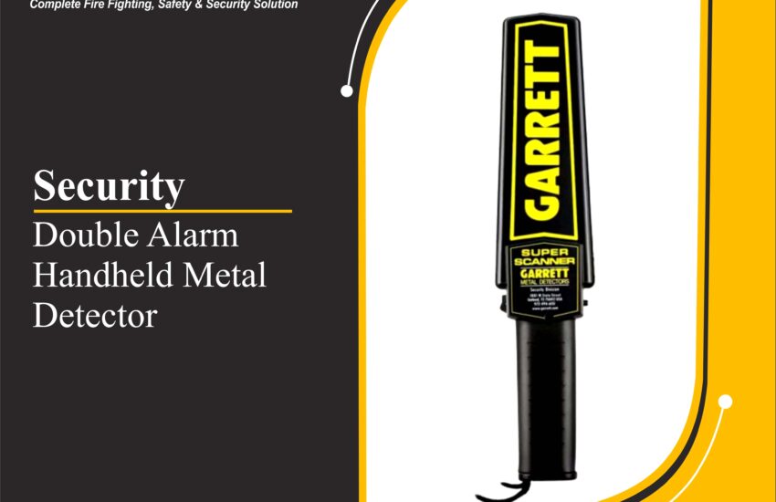 Double Alarm Handheld Metal Detector