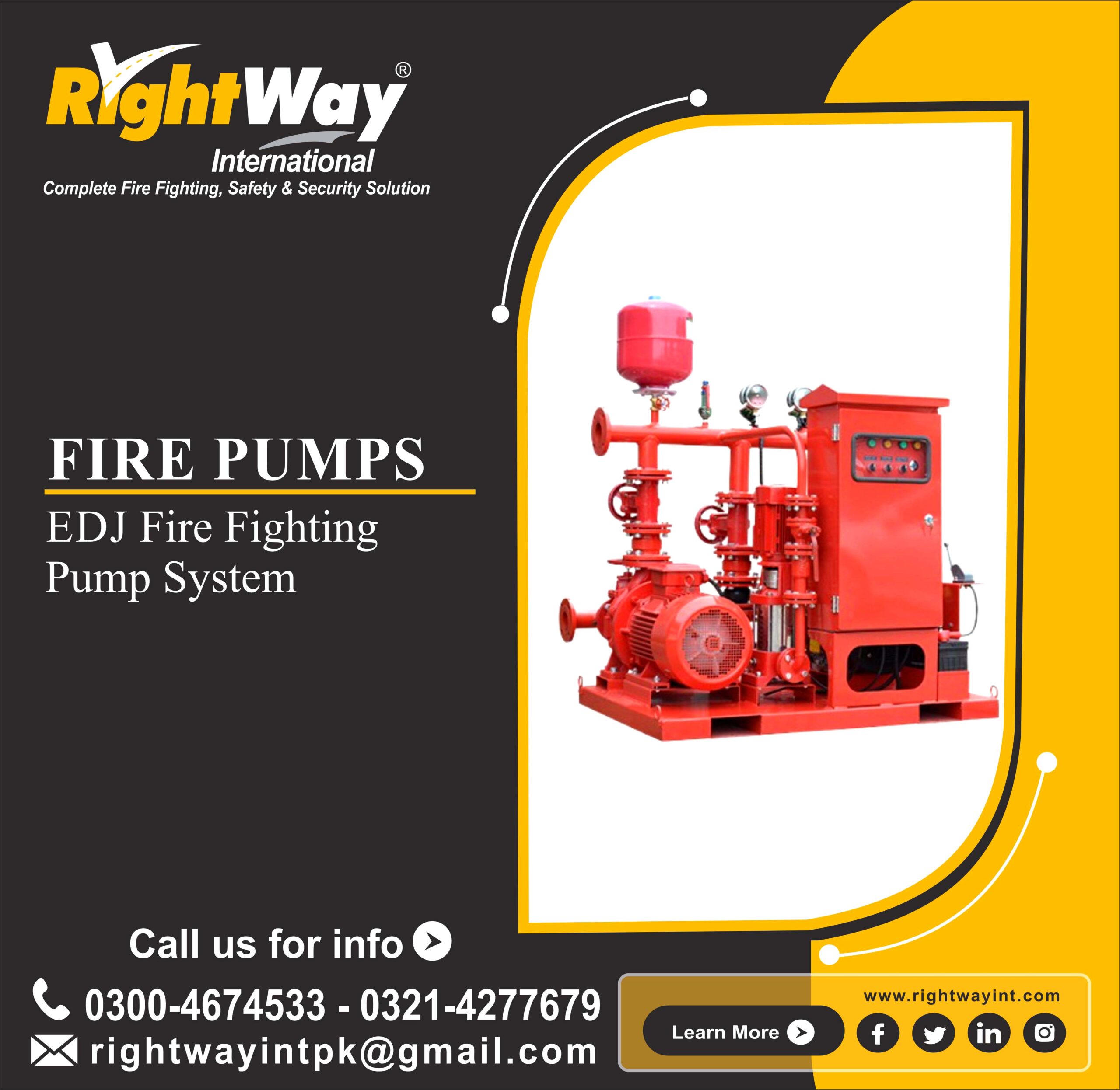 EDJ Fire Fighting Pump System