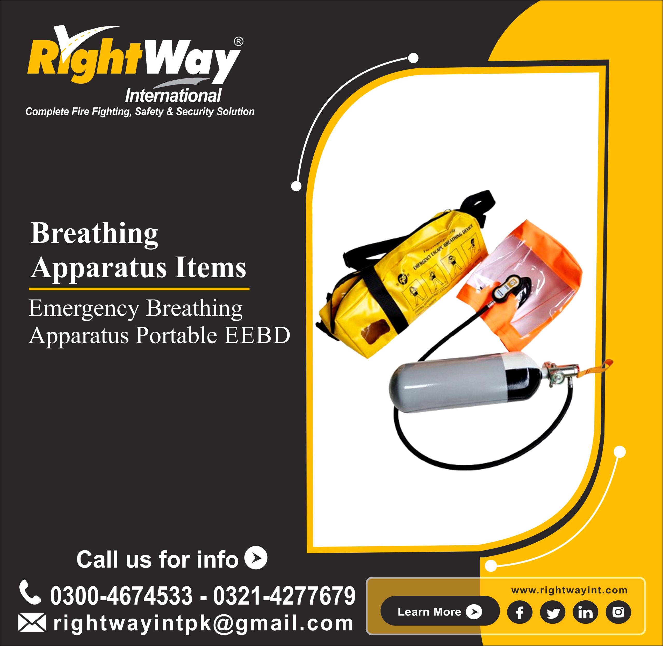 Emergency Breathing Apparatus Portable EEBD