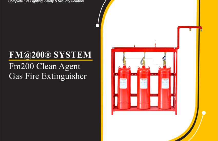 FM200 Clean Agent Gas Fire Extinguisher