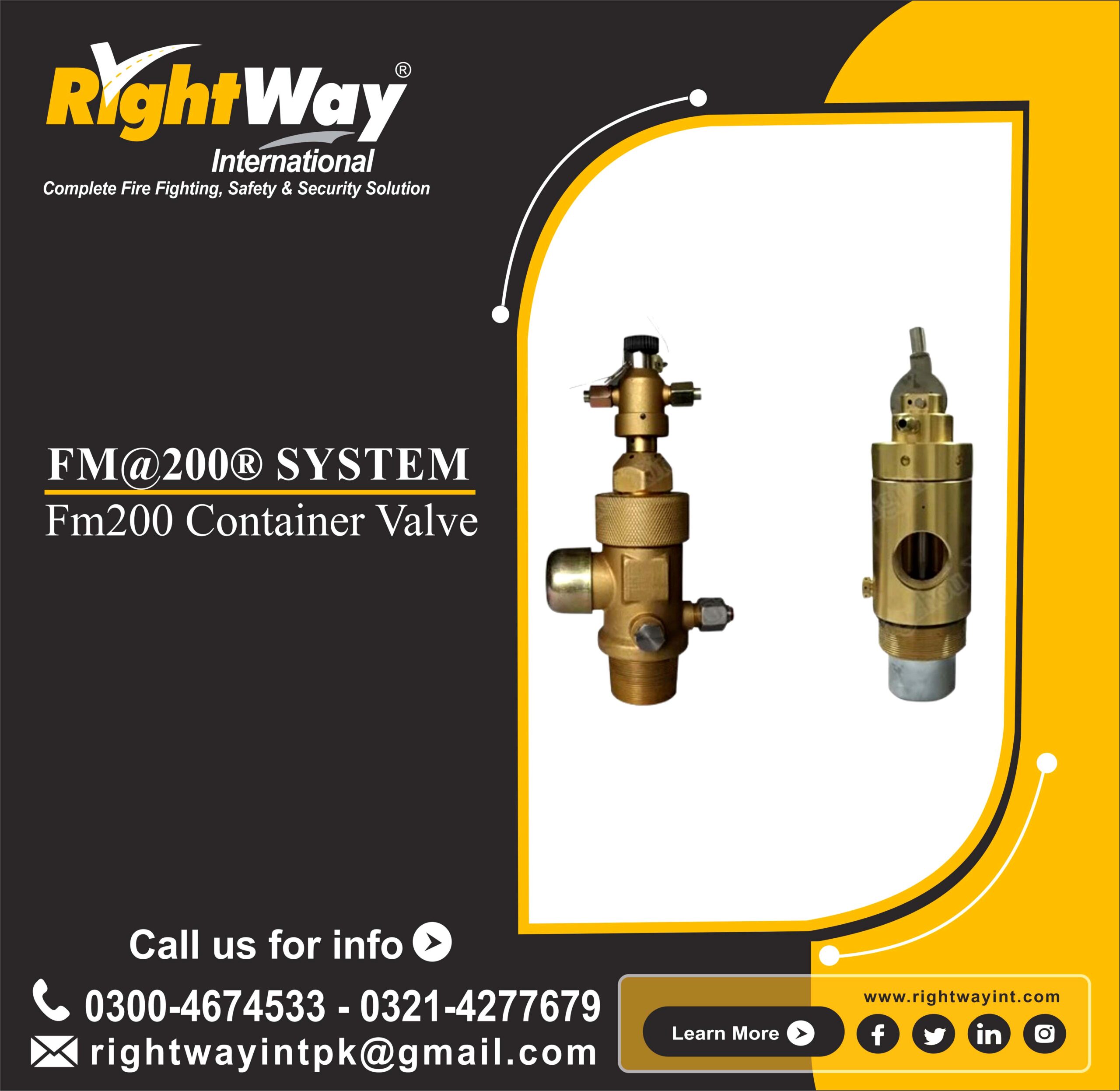 FM200 Container Valve