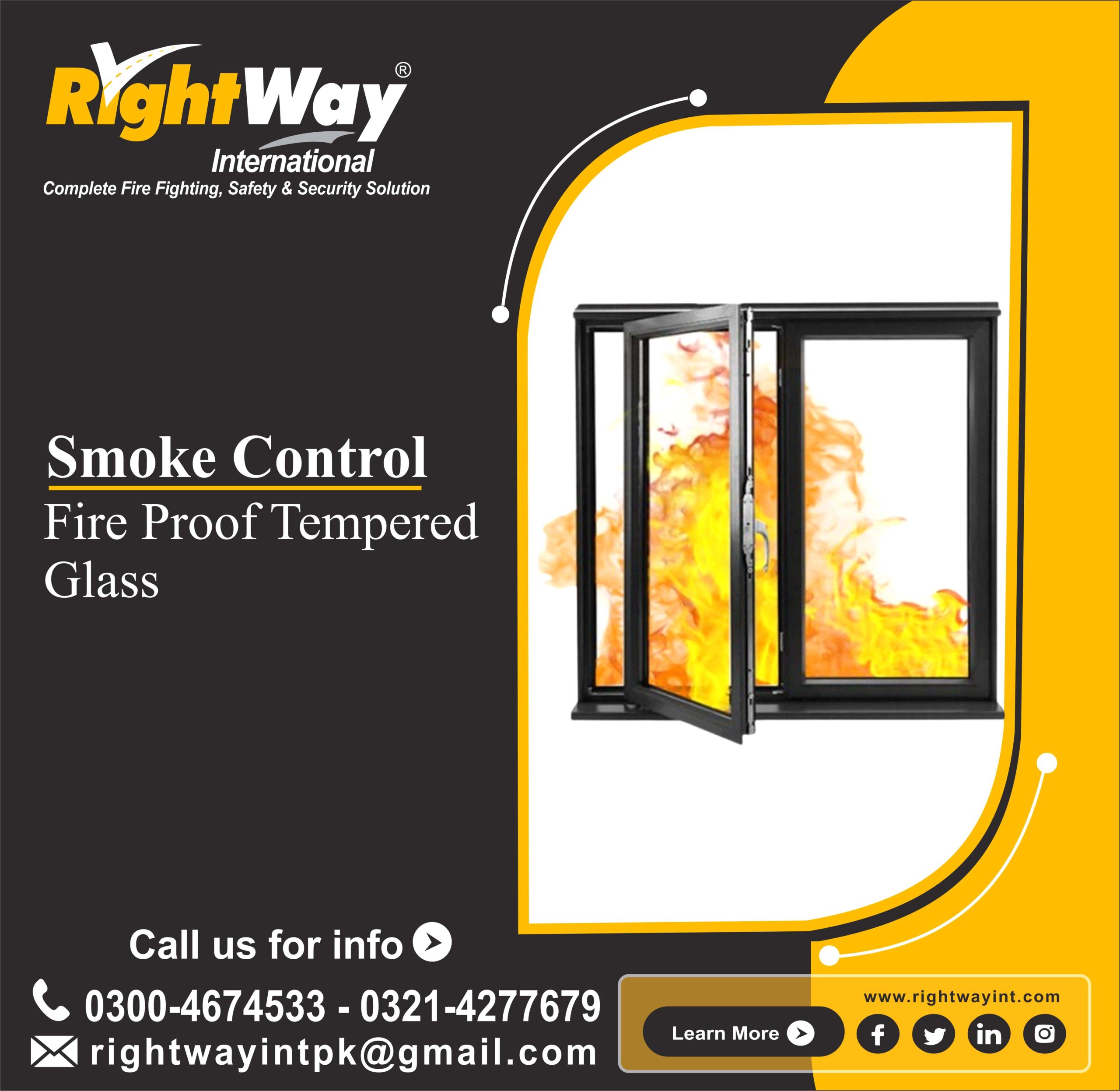 Fire Proof Tempered Glass