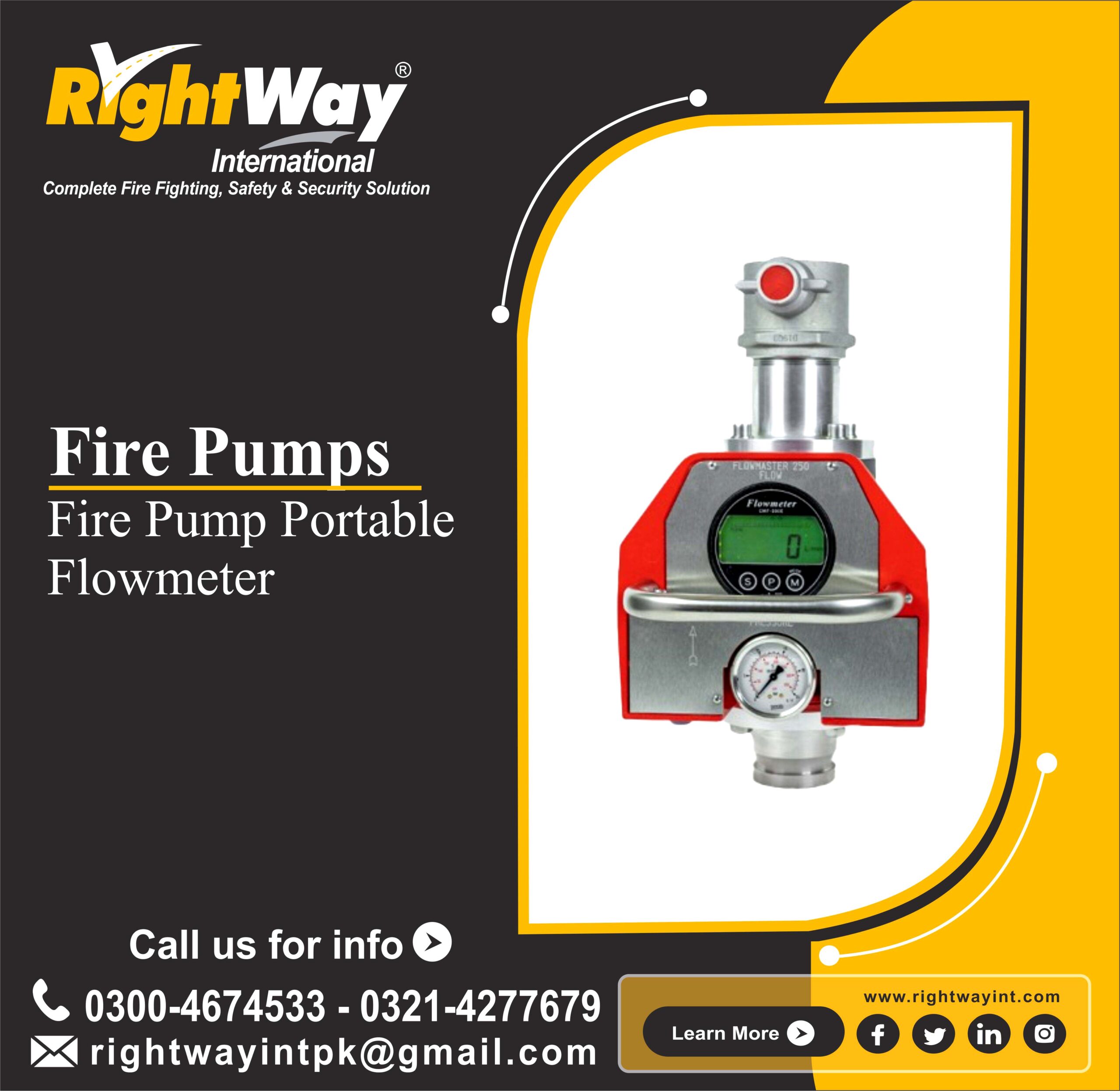 Fire Pump Portable Flowmeter