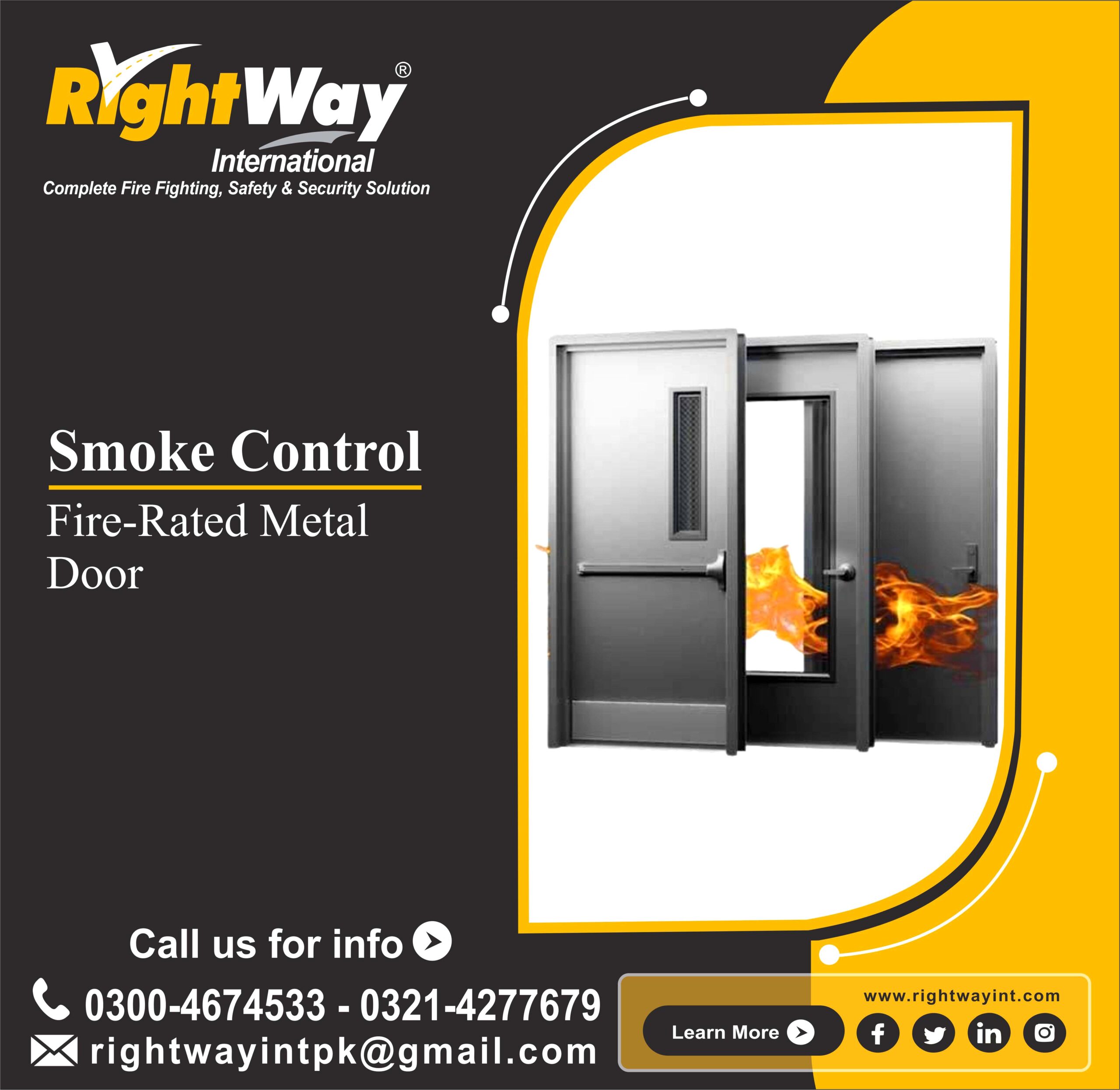 Fire-Rated Metal Door
