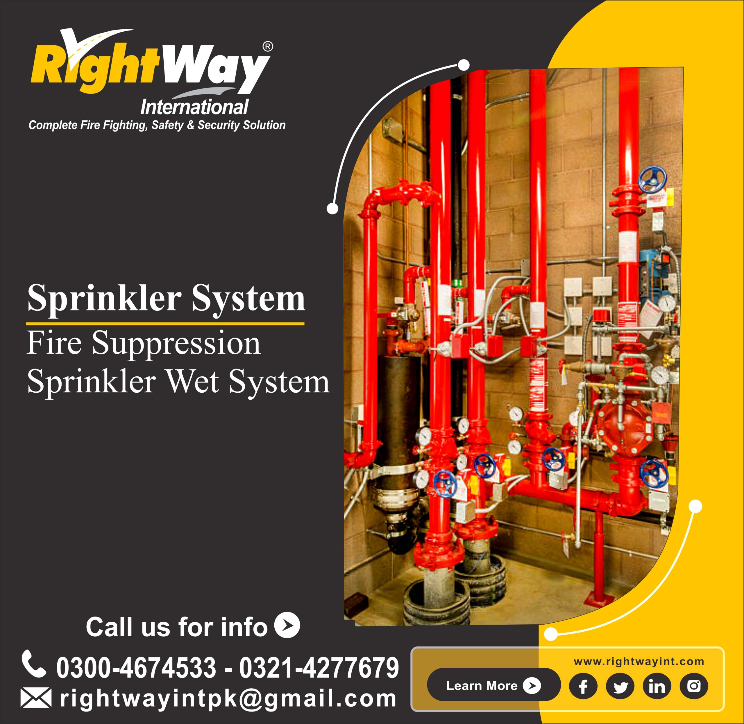 Fire Suppression Sprinkler Wet System