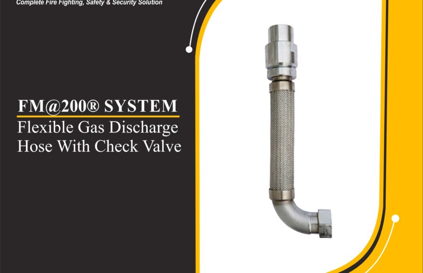 Flexible Gas Discharge Hose With Check Valve
