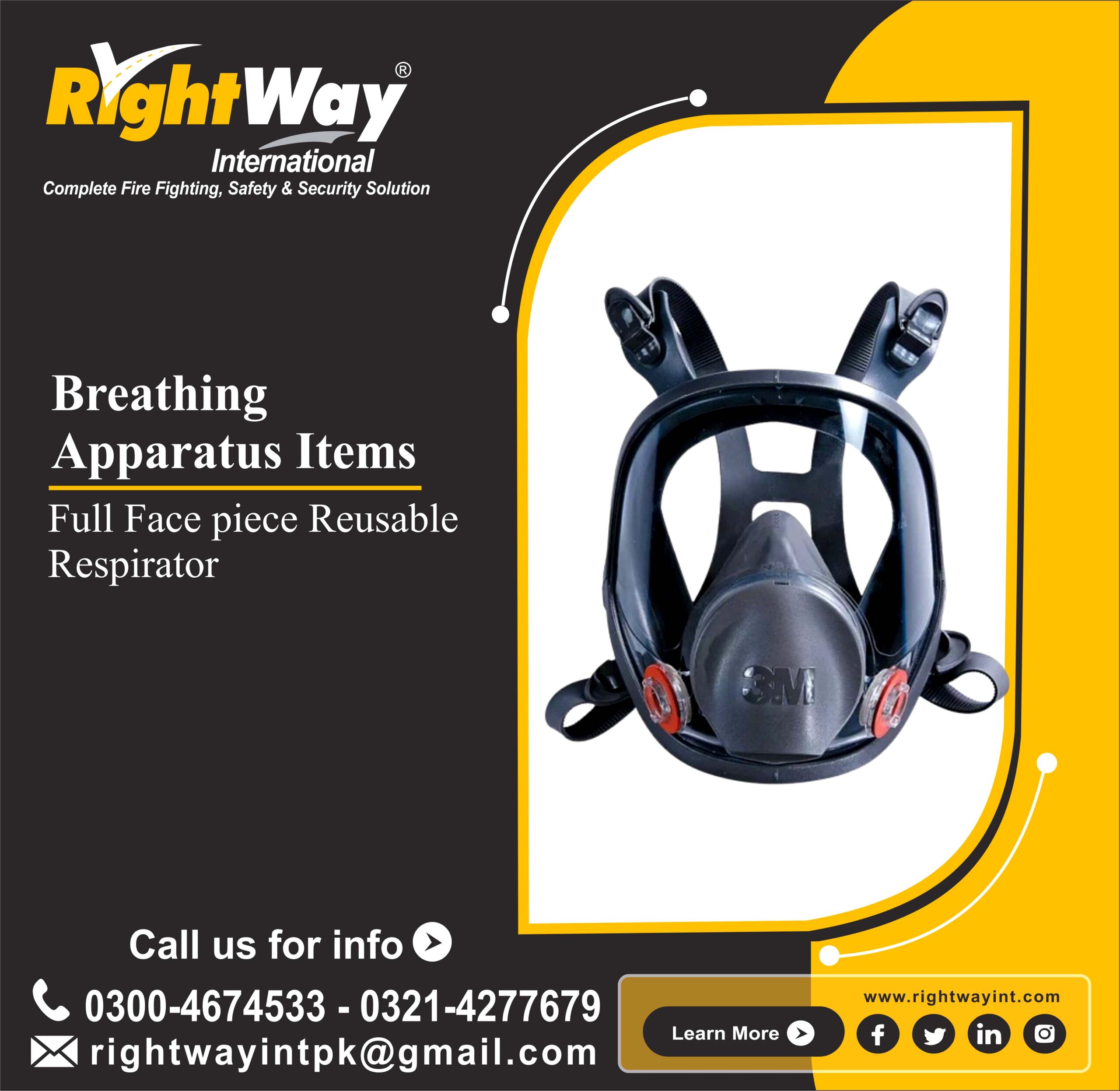 Full Face Piece Reusable Respirator