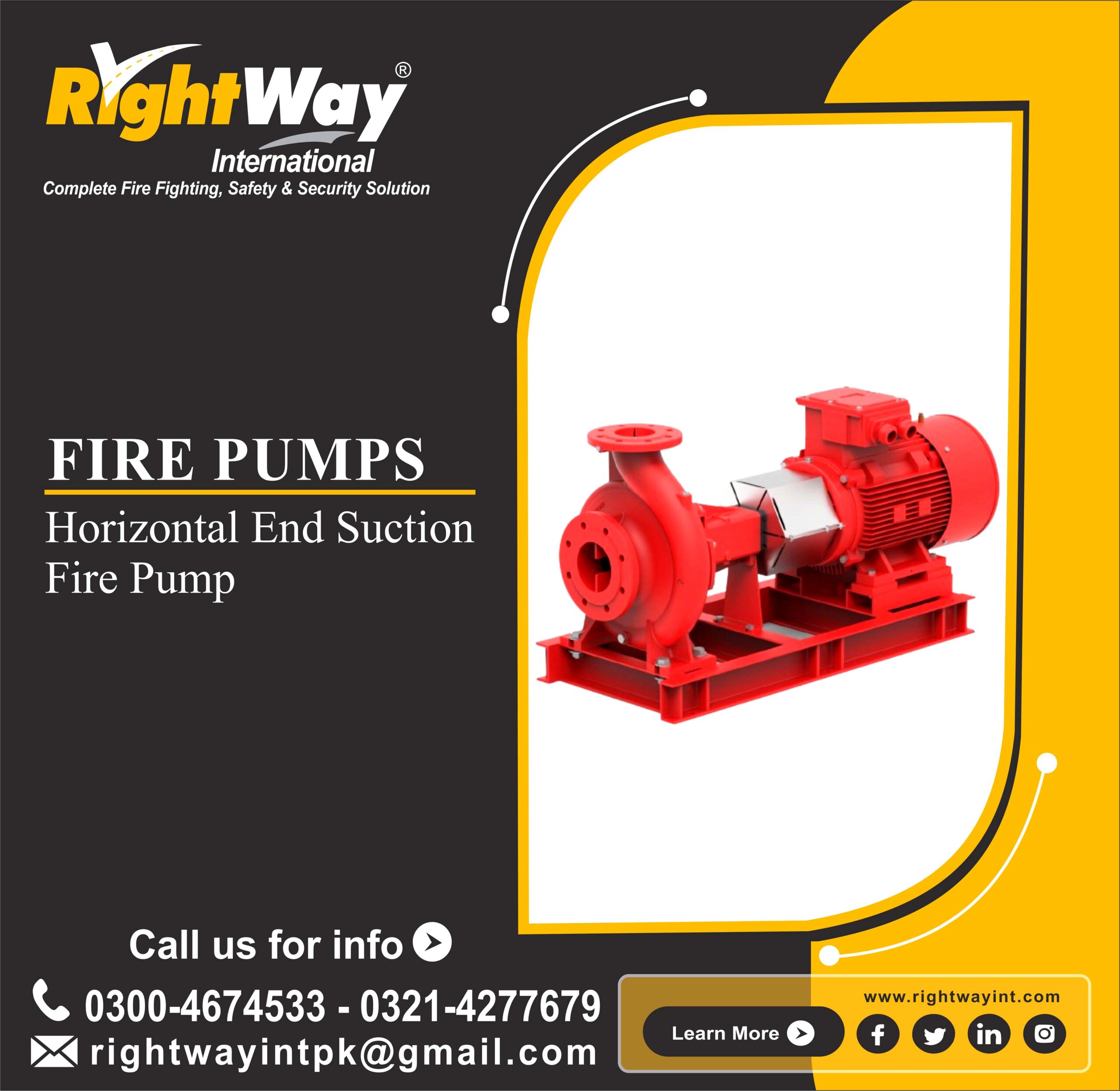 Horizontal End Suction Fire Pump
