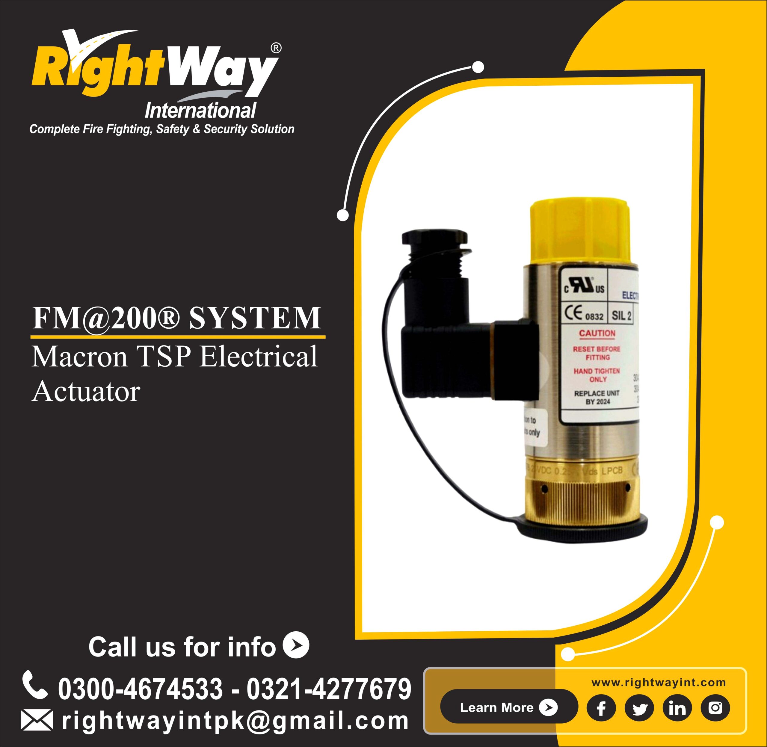 Macron TSP Electrical Actuator