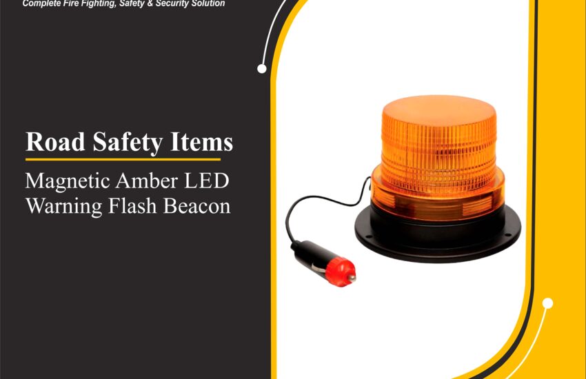 Magnetic Amber LED Warning Flash Beacon