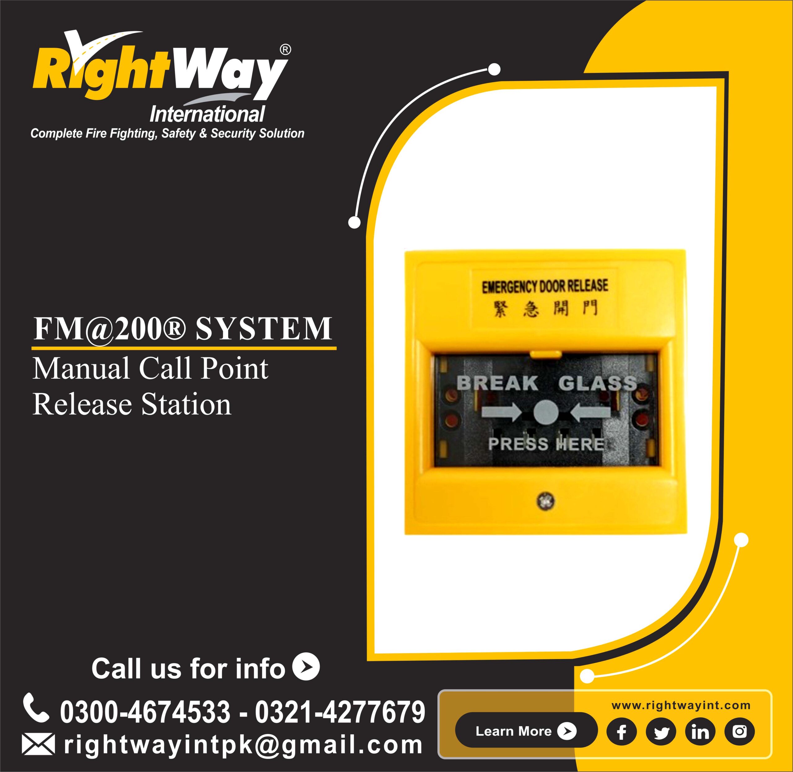 Manual Call Point Release Station