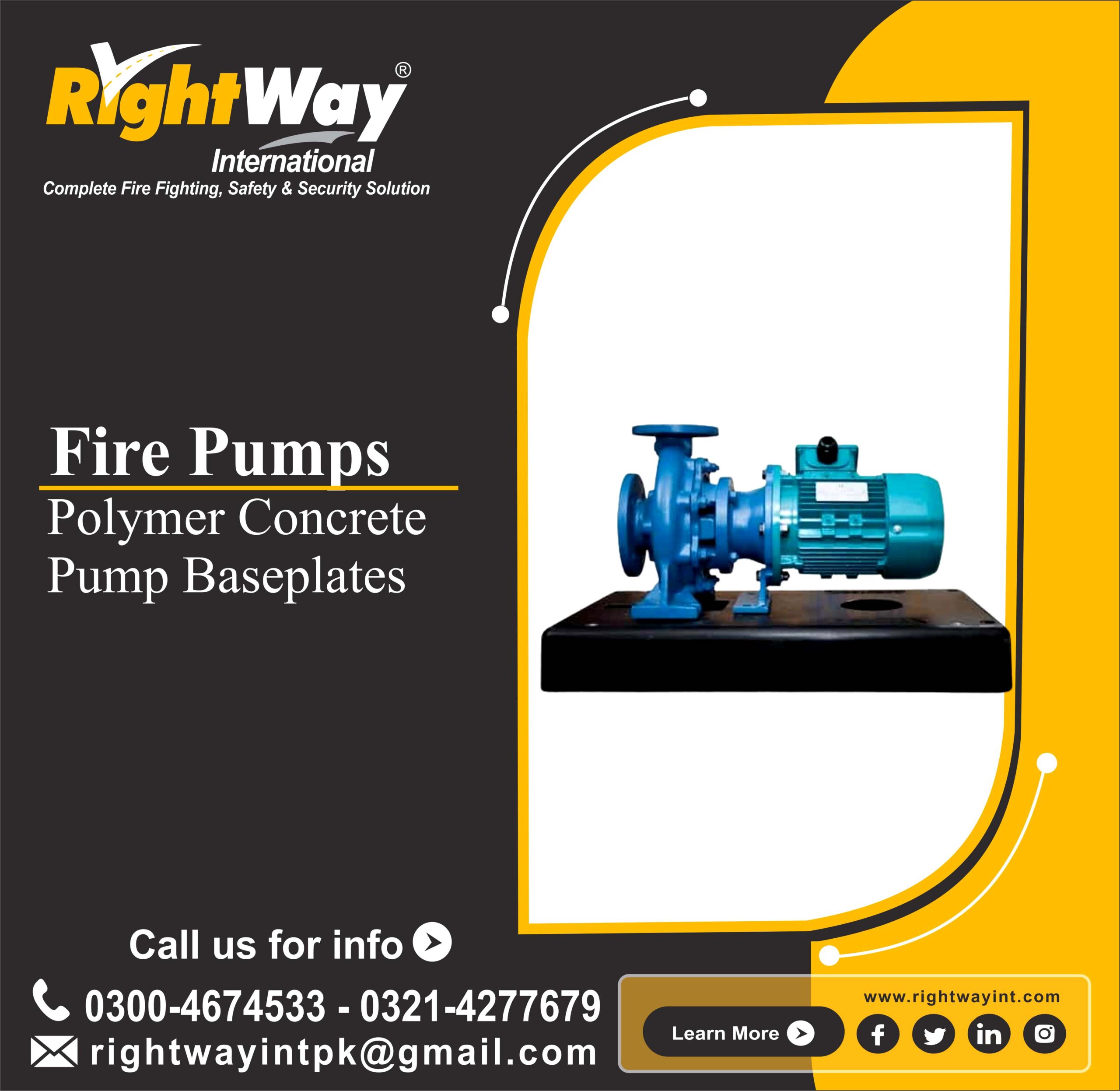 Polymer Concrete Pump Baseplates