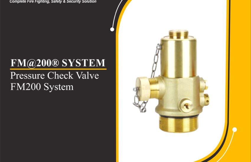 Pressure Check Valve FM200 System