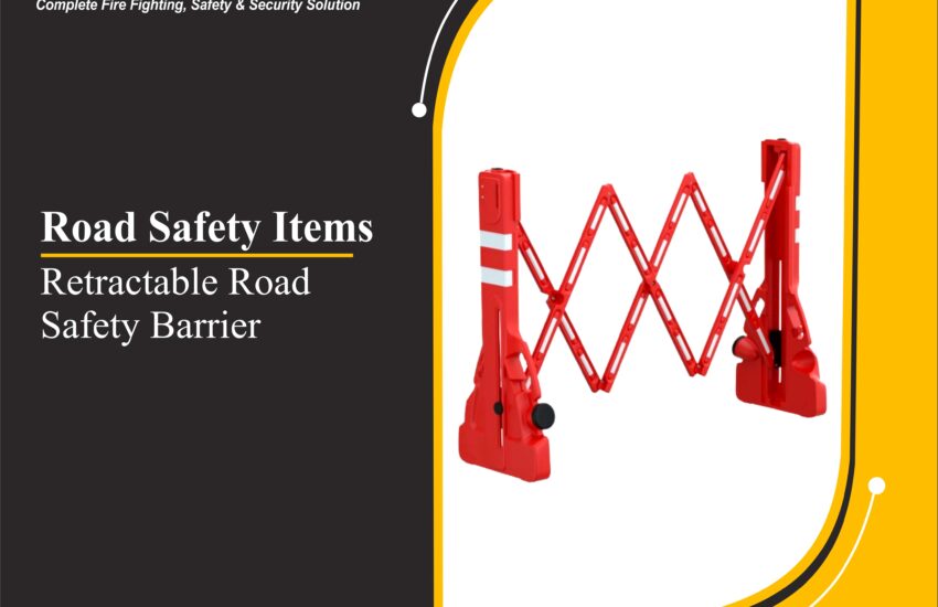 Retractable Road Safety Barrier