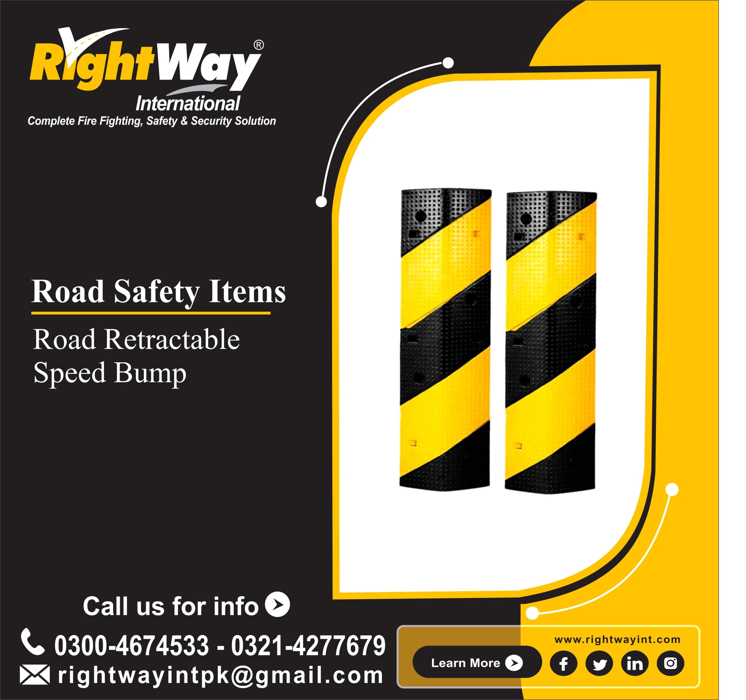 Road Retractable Speed Bump