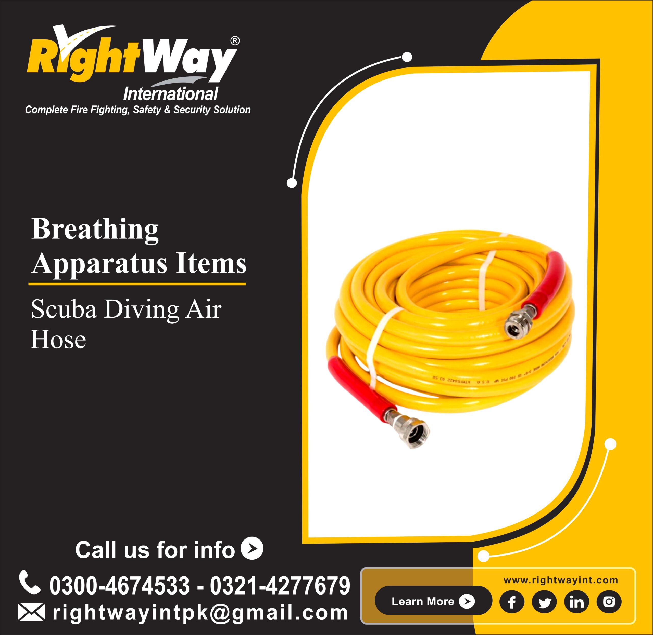 Scuba Diving Air Hose