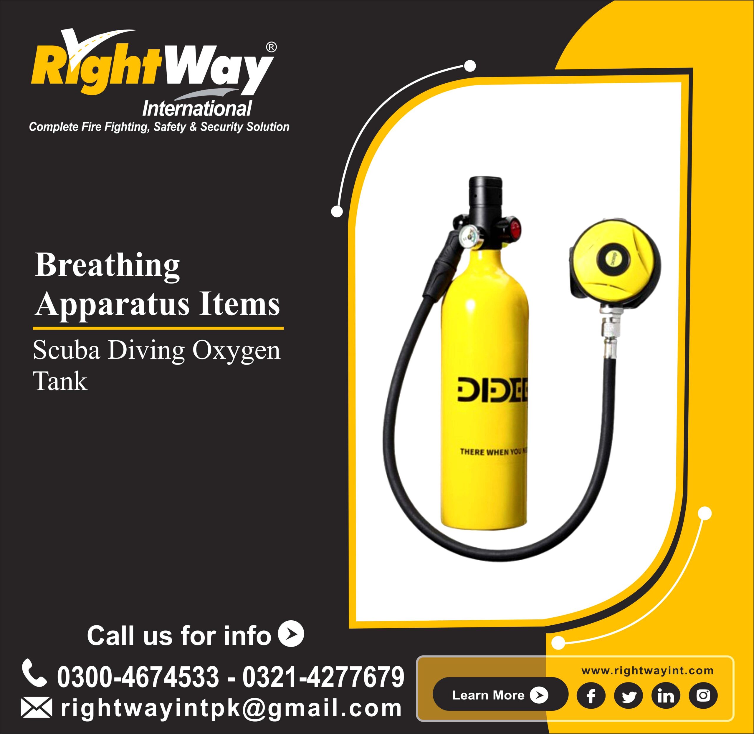 Scuba Diving Oxygen Tank