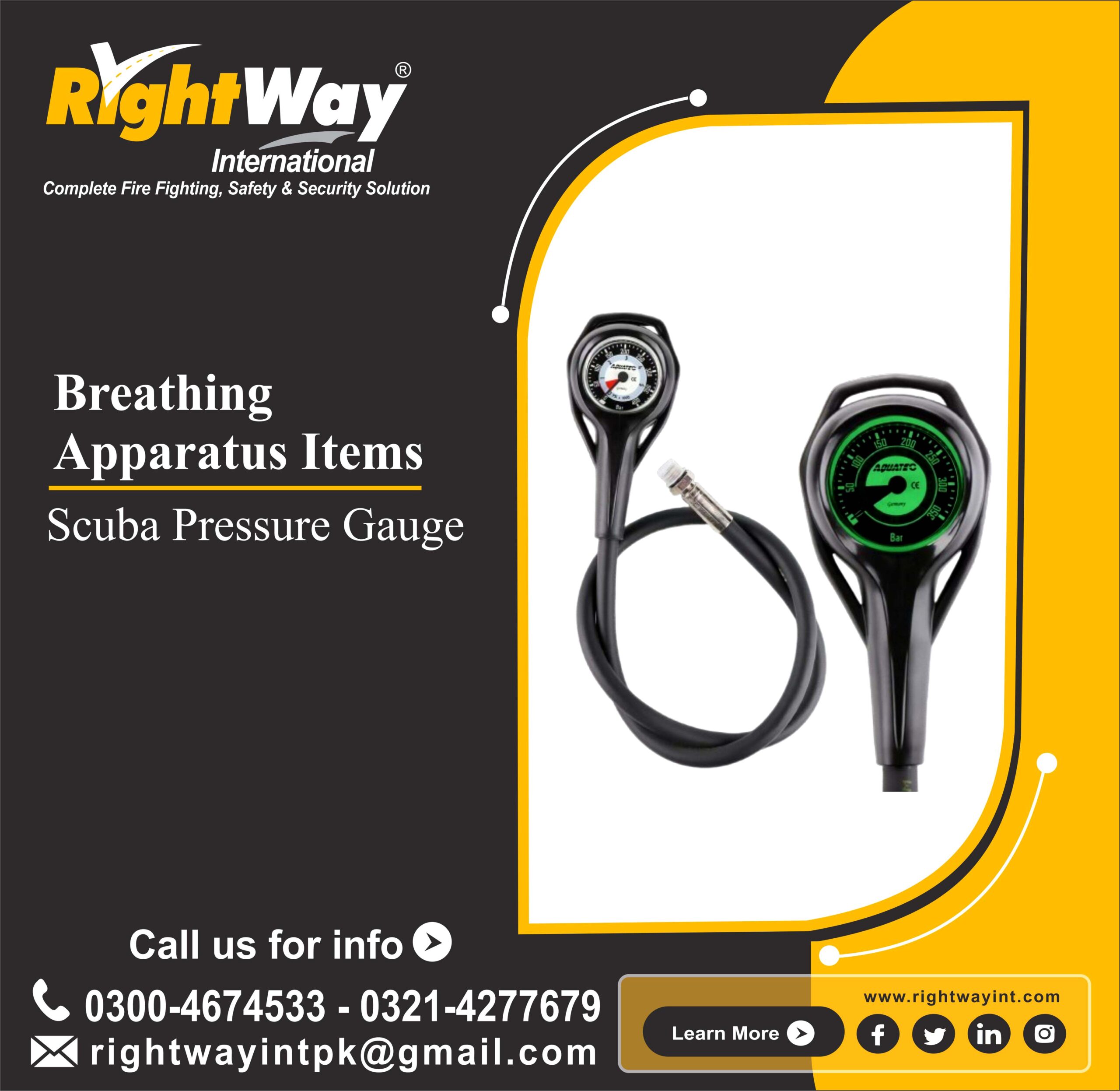 Scuba Pressure Gauge