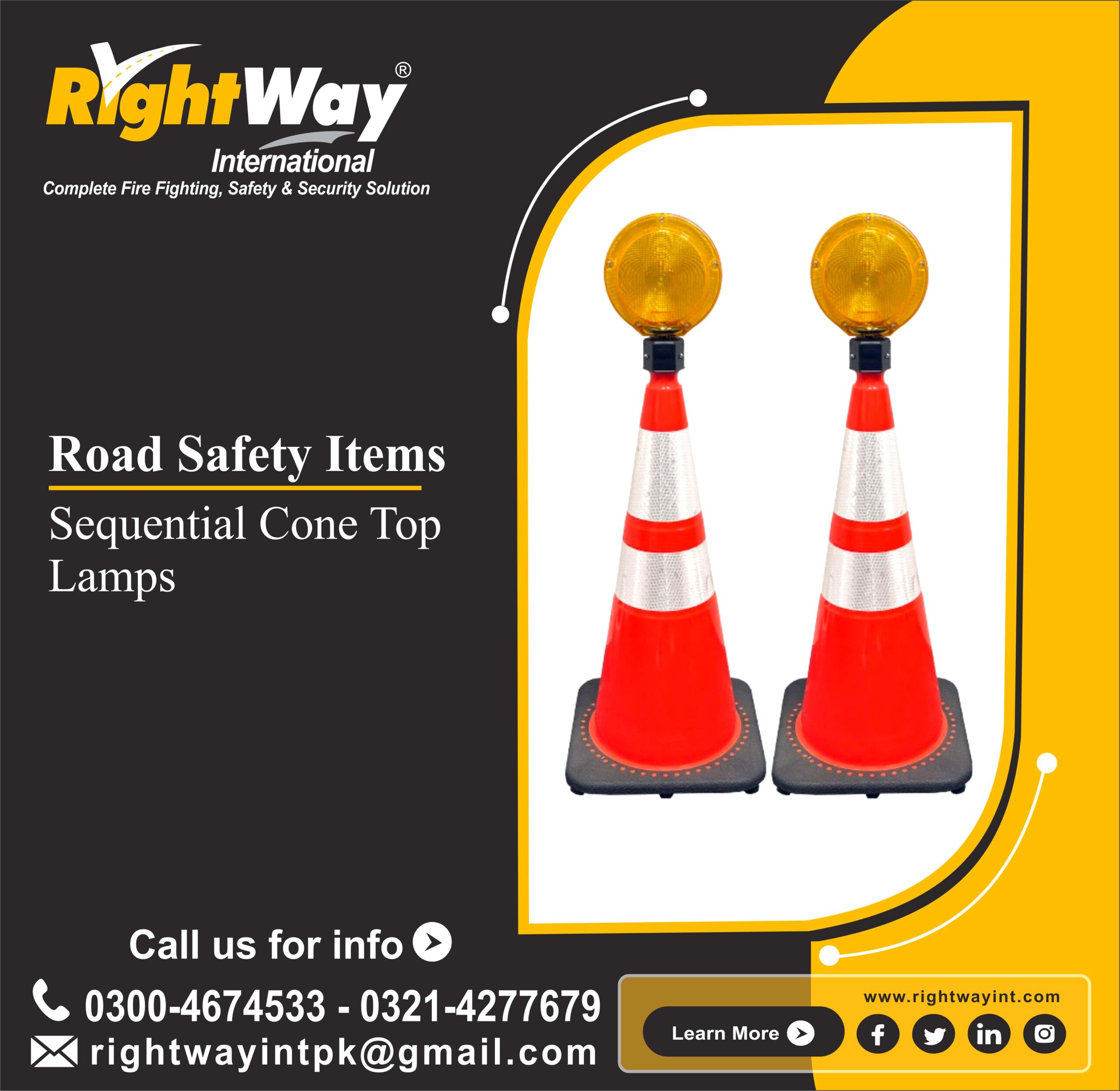 Sequential Cone Top Lamps