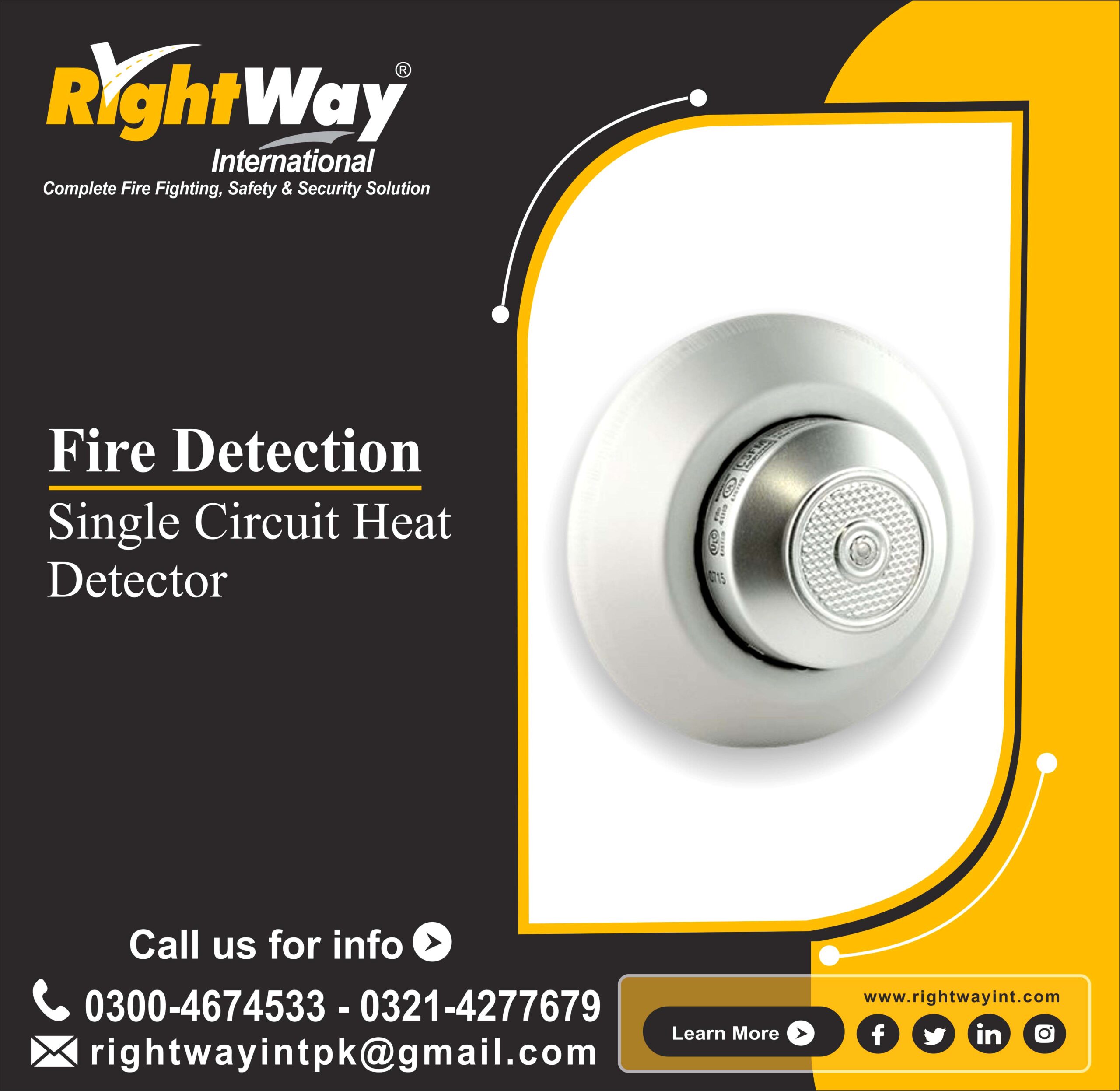 Single Circuit Heat Detector