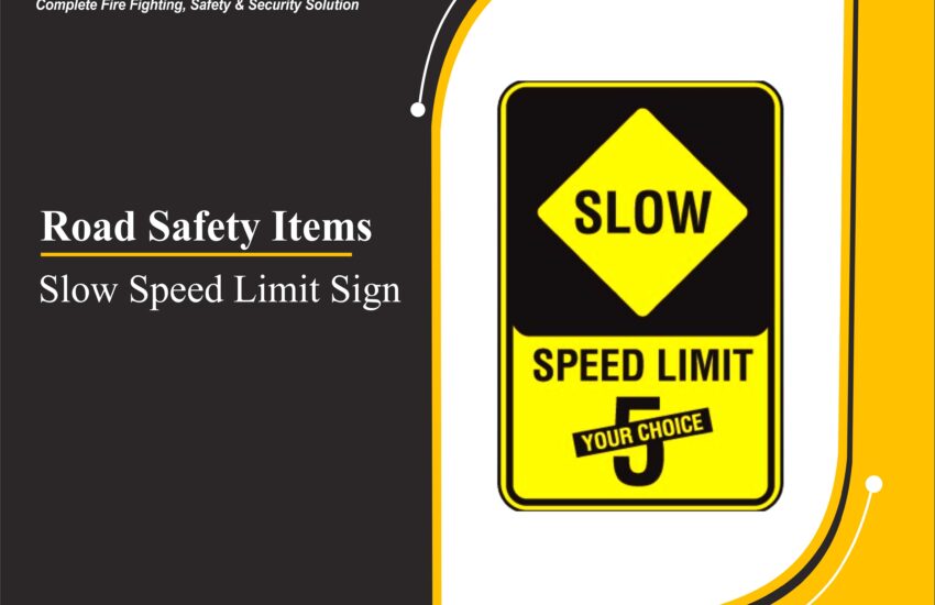 Slow Speed Limit Sign