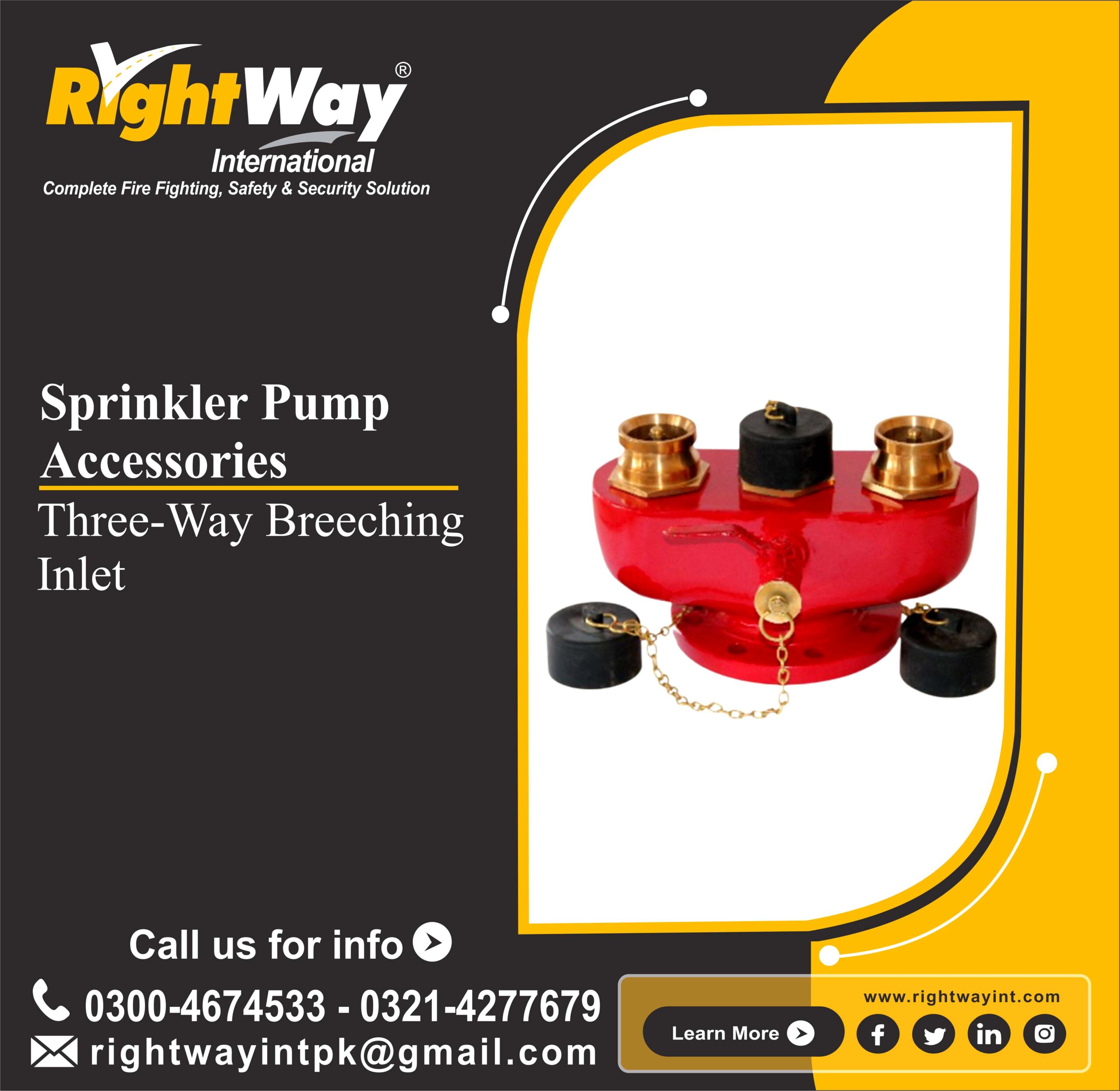 Three-Way Breeching Inlet