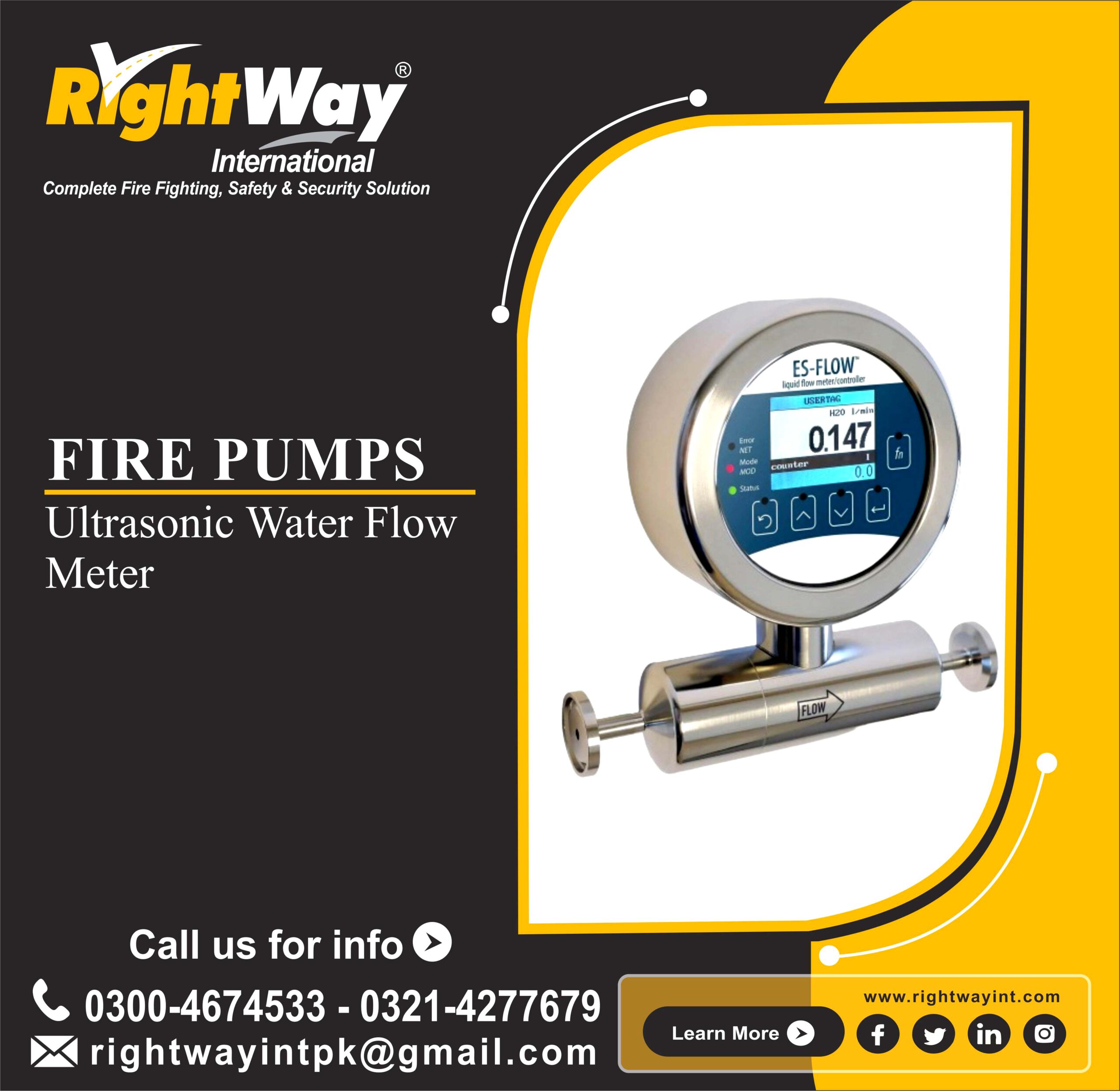 Ultrasonic Water Flow Meter