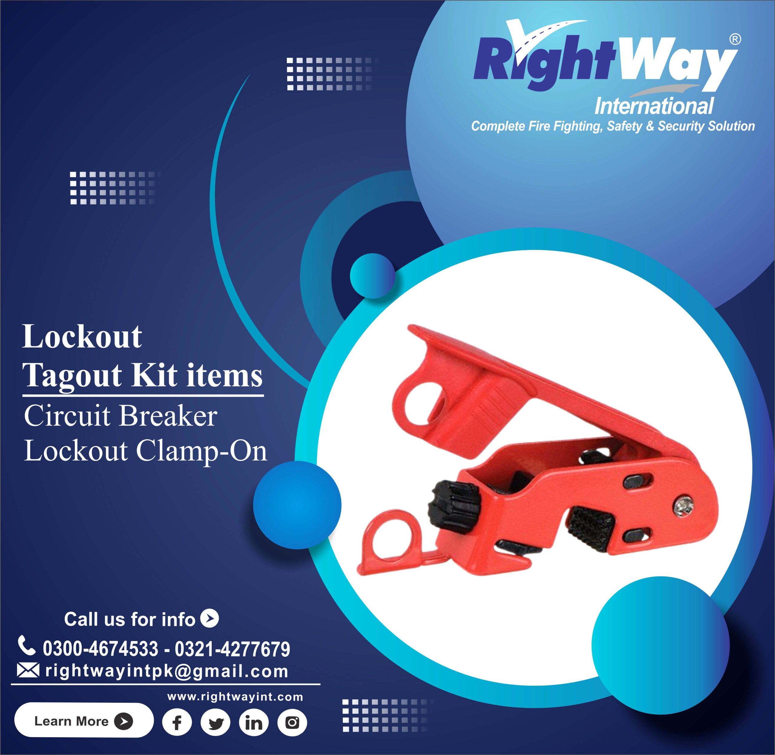 Circuit Breaker Lockout Clamp-On