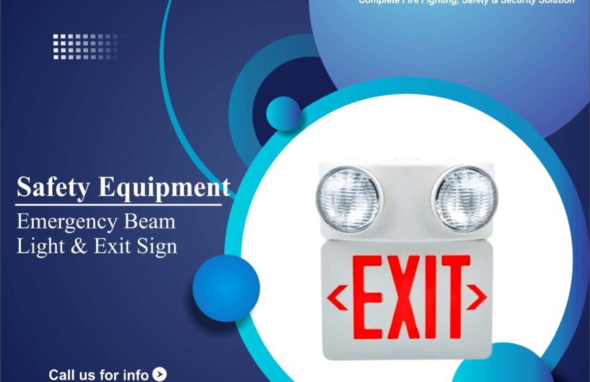 Emergency Beam Light & Exit Sign