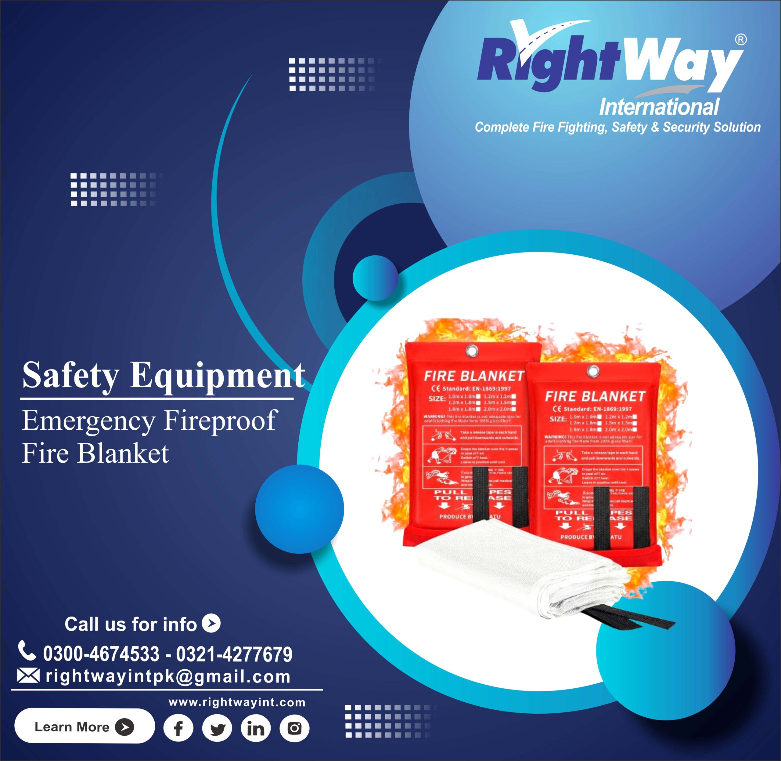 Emergency Fireproof Fire Blanket