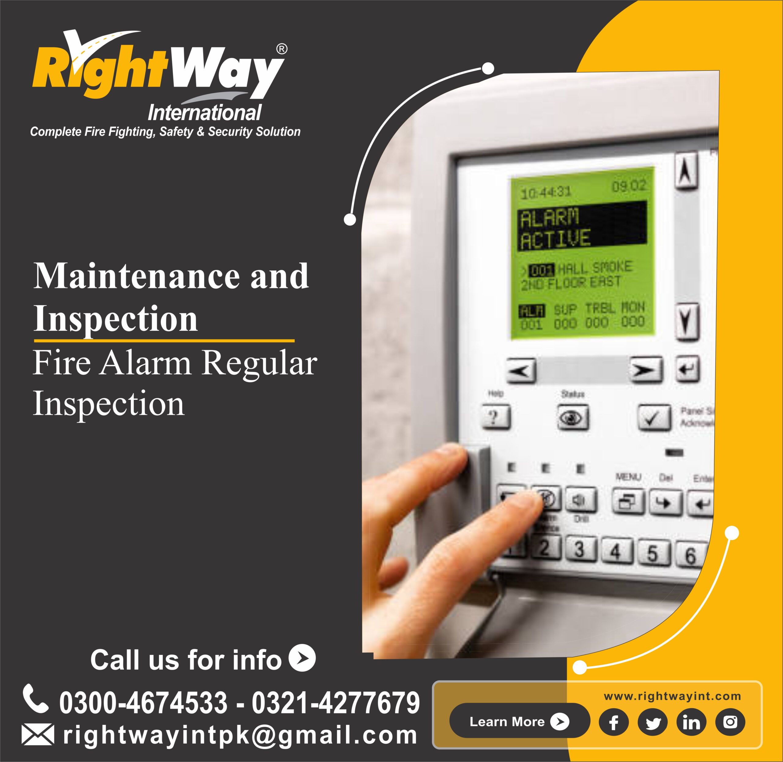 Fire Alarm Regular Inspection