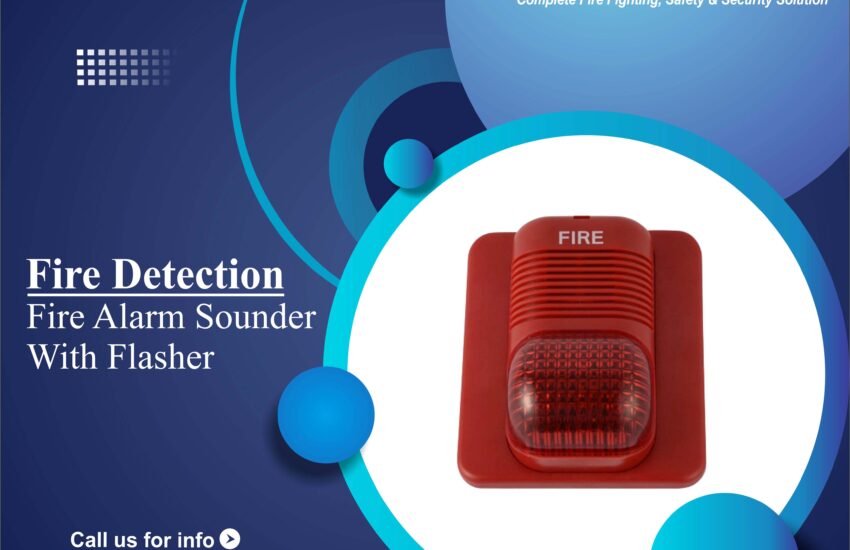 Fire Alarm Sounder With Flasher